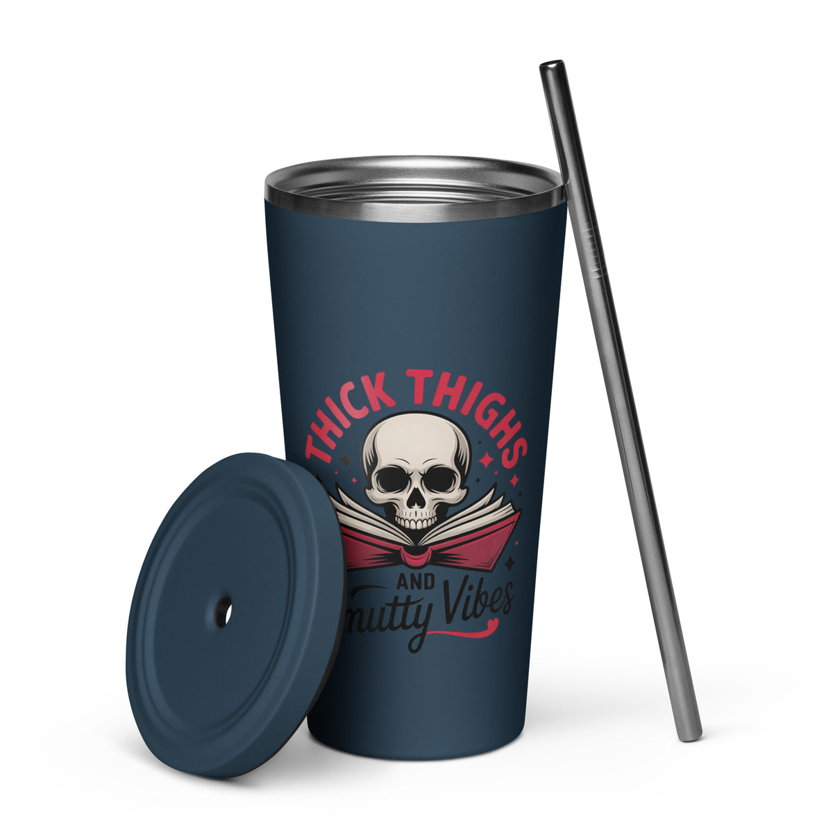 Thick Thighs and Smutty Vibes Tumbler - DRINKWARE - TheSpinedLife