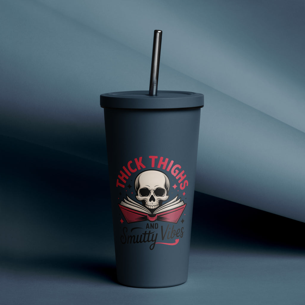 Thick Thighs and Smutty Vibes Tumbler - DRINKWARE - TheSpinedLife