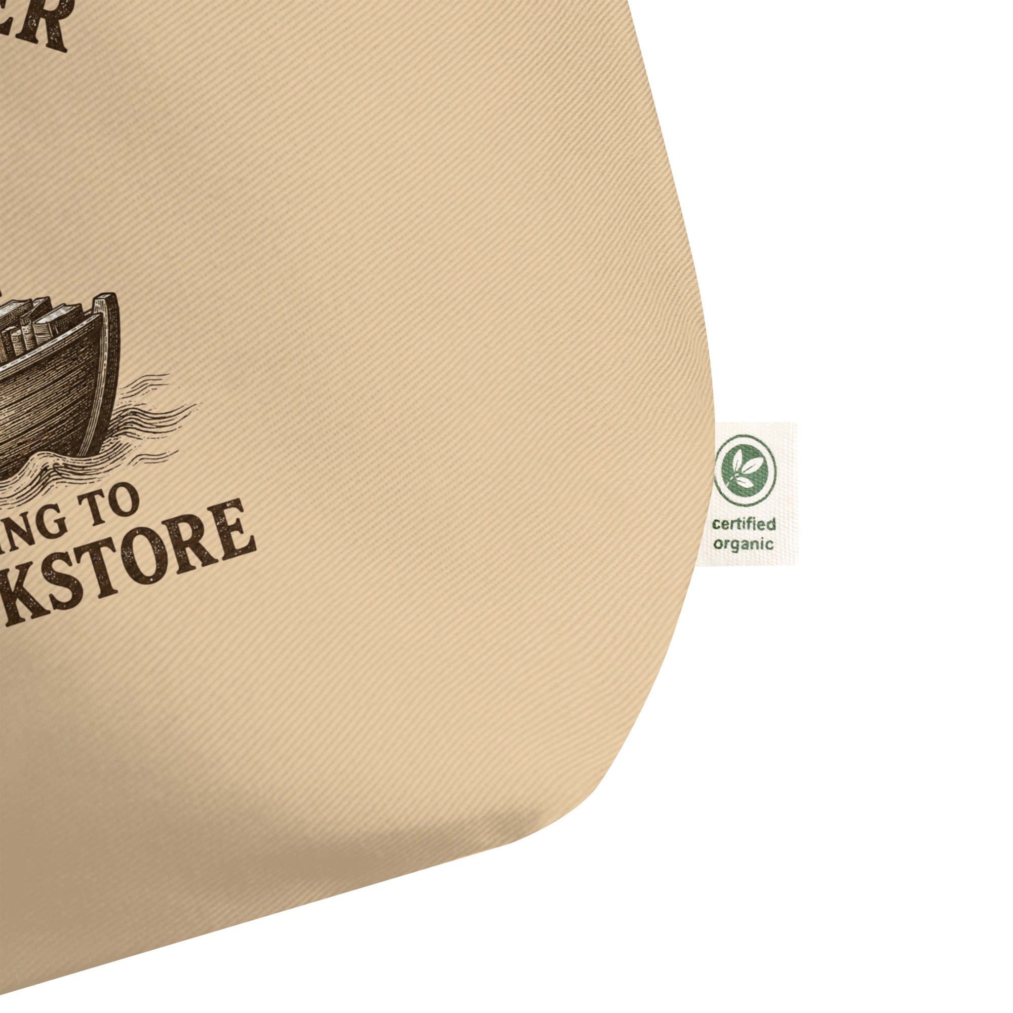 Get In Loser, We're Going to the Bookstore Large Organic Tote - Tote Bag - TheSpinedLife