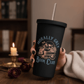 Morally Grey Matte Noir Tumbler - DRINKWARE - TheSpinedLife