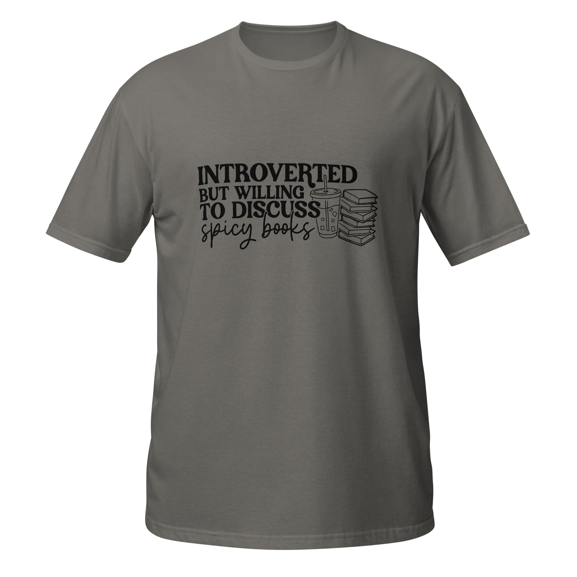 Introverted But Willing to Discuss Spicy Books Tee - T - SHIRT - TheSpinedLife