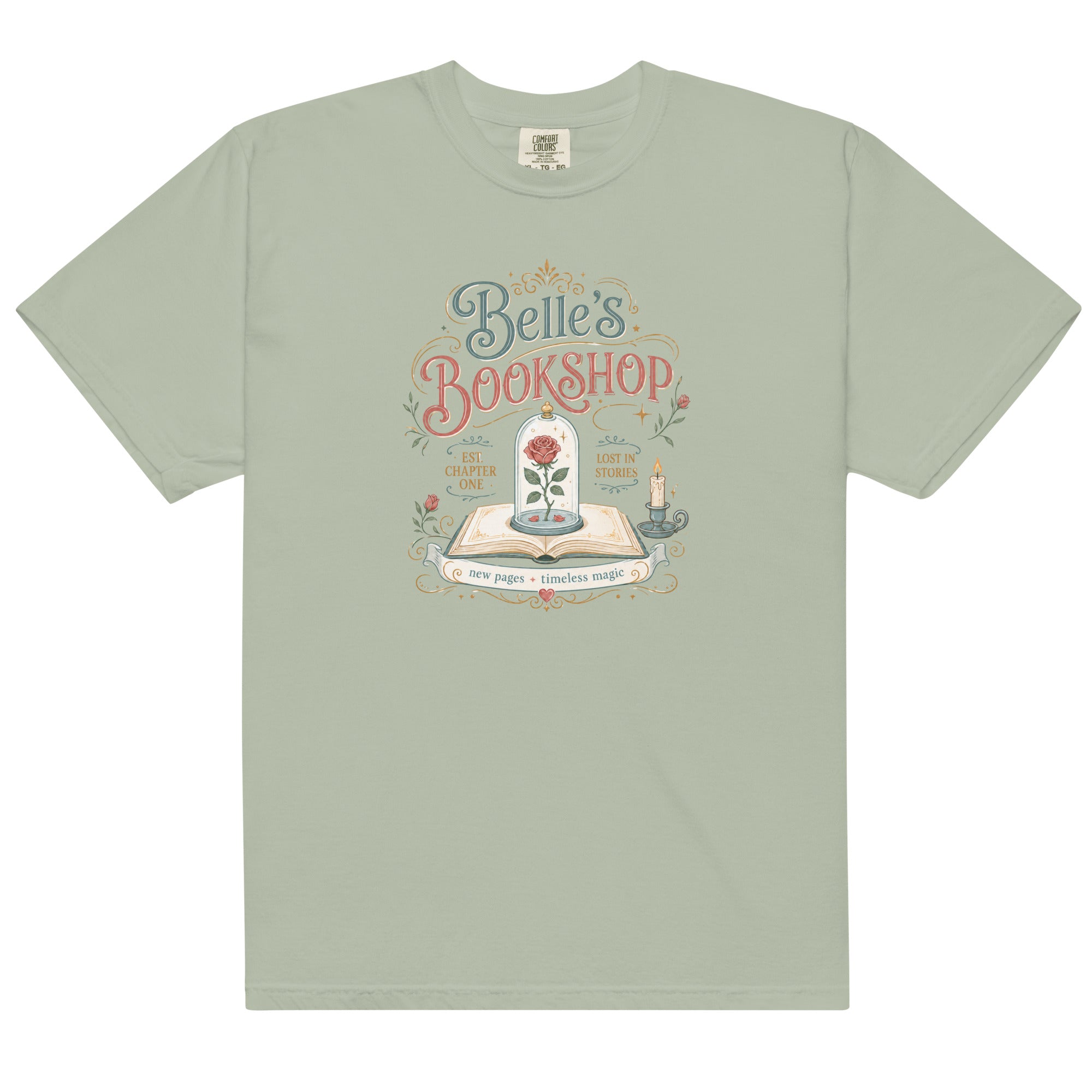 Belle's Bookshop Graphic Tee - T - SHIRT - TheSpinedLife