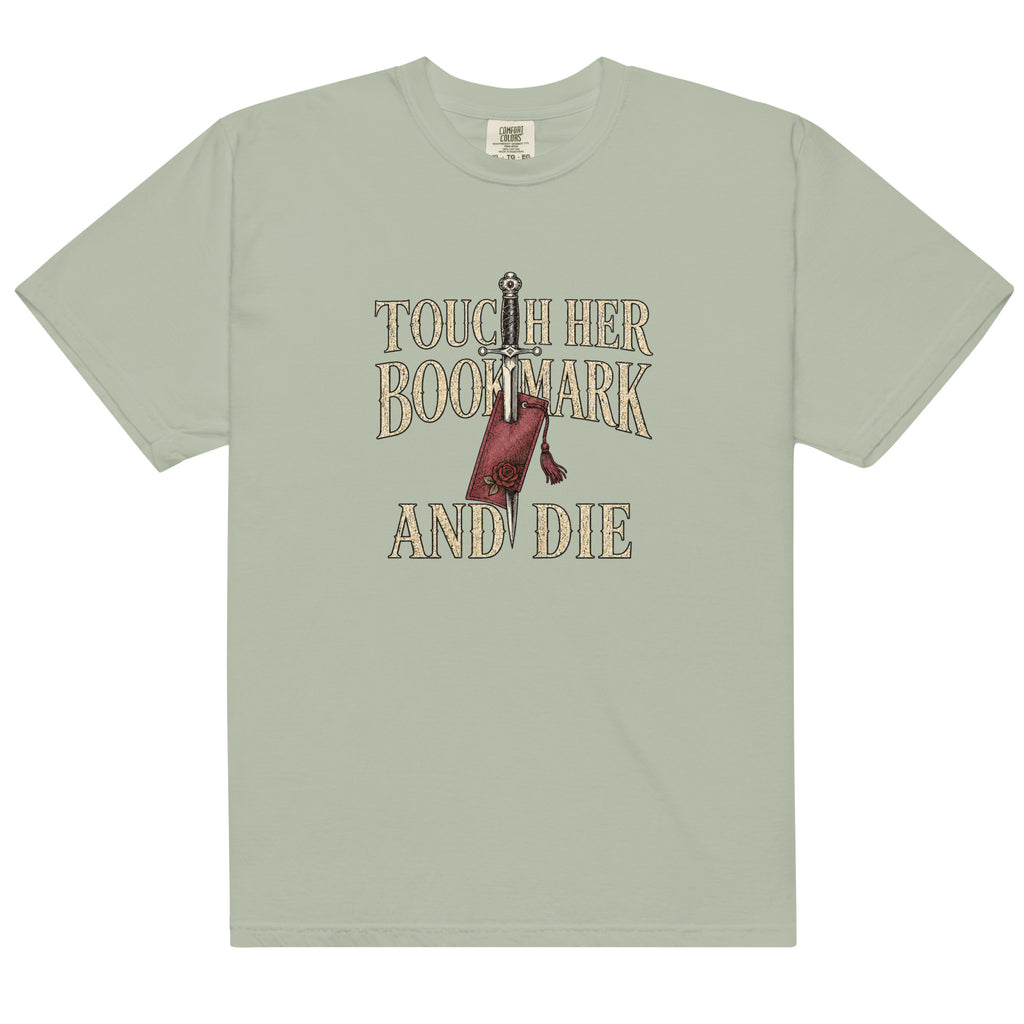 Touch Her Bookmark and Die Graphic Tee - T - SHIRT - TheSpinedLife
