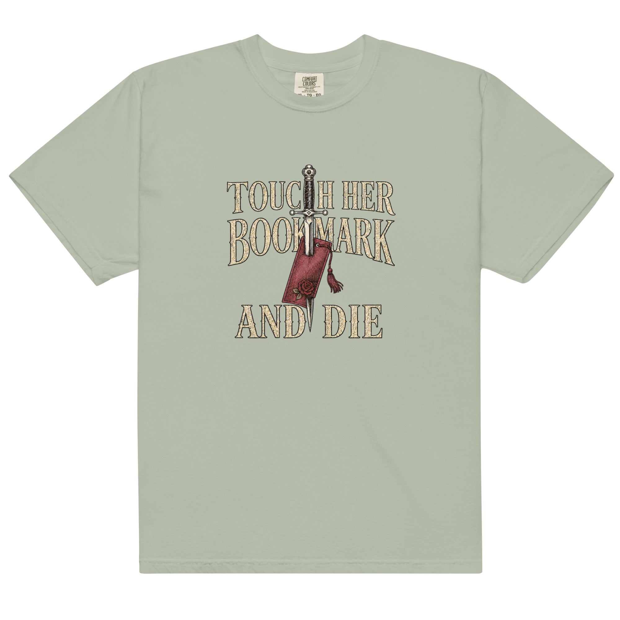 Touch Her Bookmark and Die Graphic Tee - T - SHIRT - TheSpinedLife