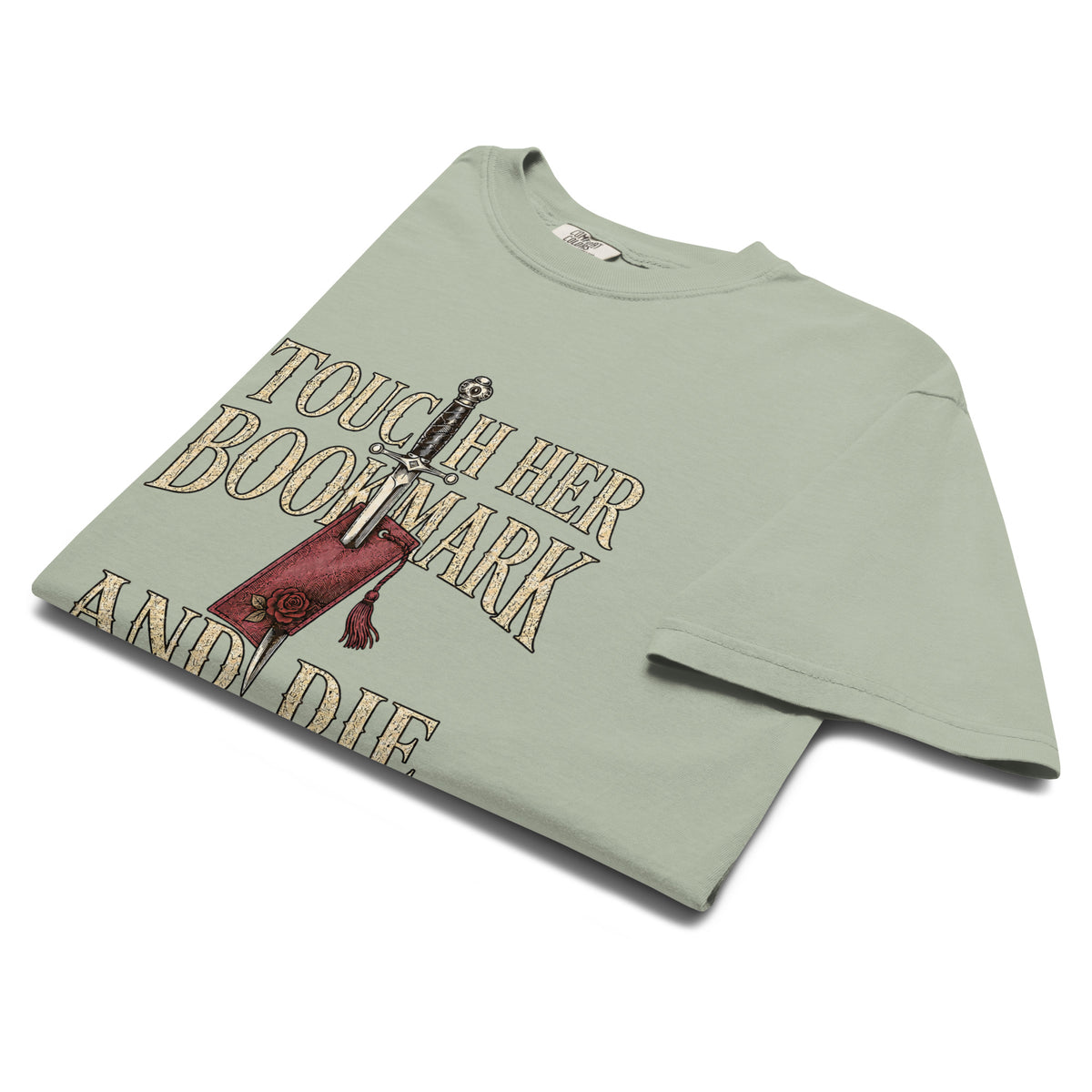 Touch Her Bookmark and Die Graphic Tee - T - SHIRT - TheSpinedLife