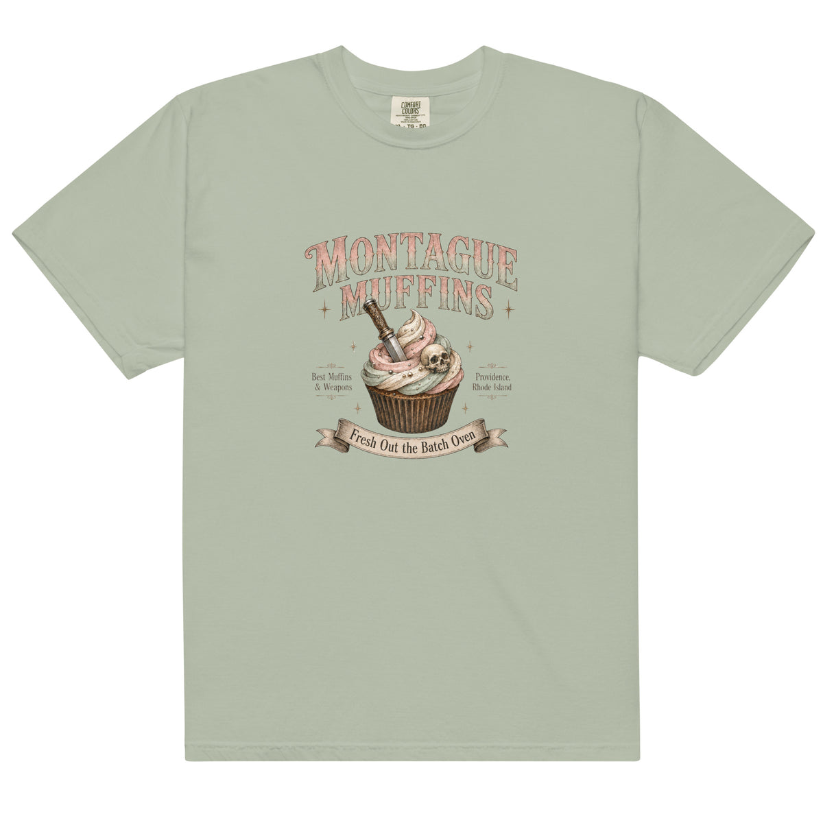 Montague Muffins Leather & Lark Tee - T - SHIRT - TheSpinedLife