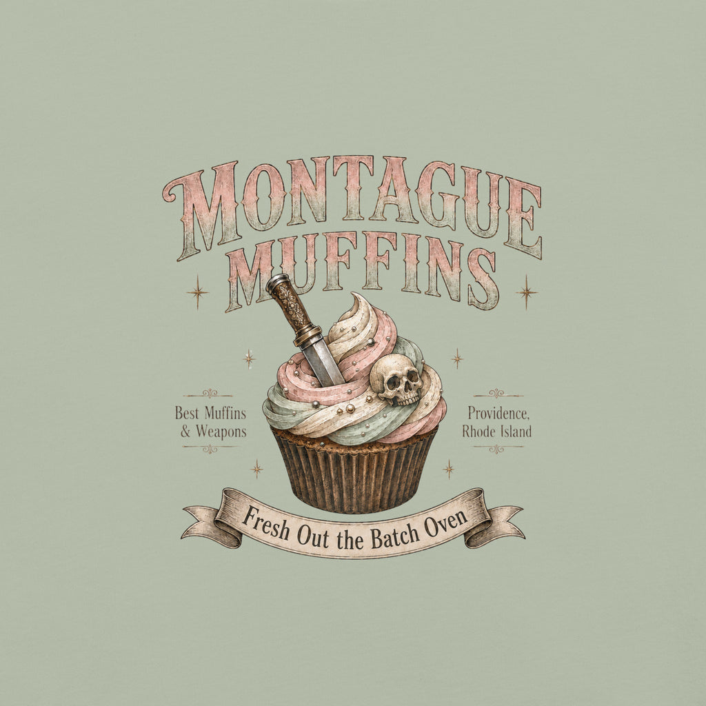 Montague Muffins Leather & Lark Tee - T - SHIRT - TheSpinedLife