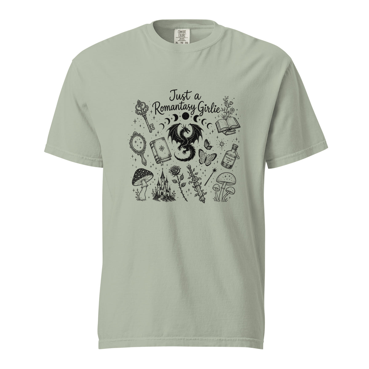 Romantasy Girlie Graphic Tee - T-SHIRT - TheSpinedLife