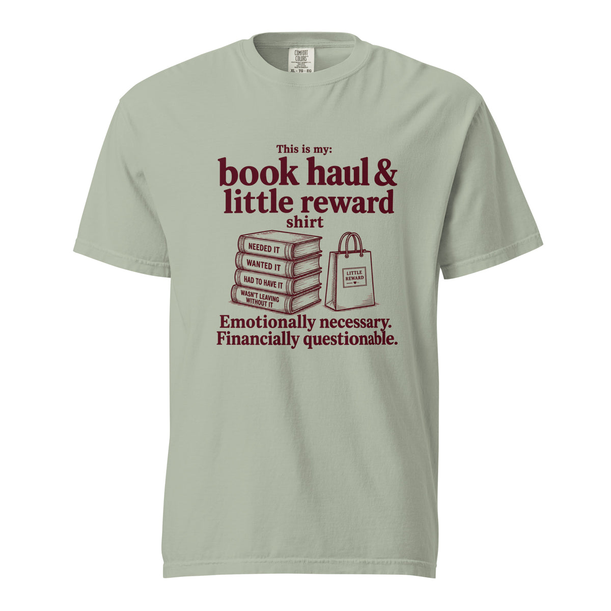 Book Haul & Little Reward Tee - T-SHIRT - TheSpinedLife
