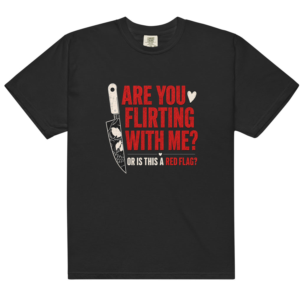 Are You Flirting With Me Or Is This a Red Flag Graphic Tee - T - SHIRT - TheSpinedLife