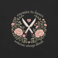 Enemies to Lovers Someone Always Bleeds Graphic Tee - T - SHIRT - TheSpinedLife