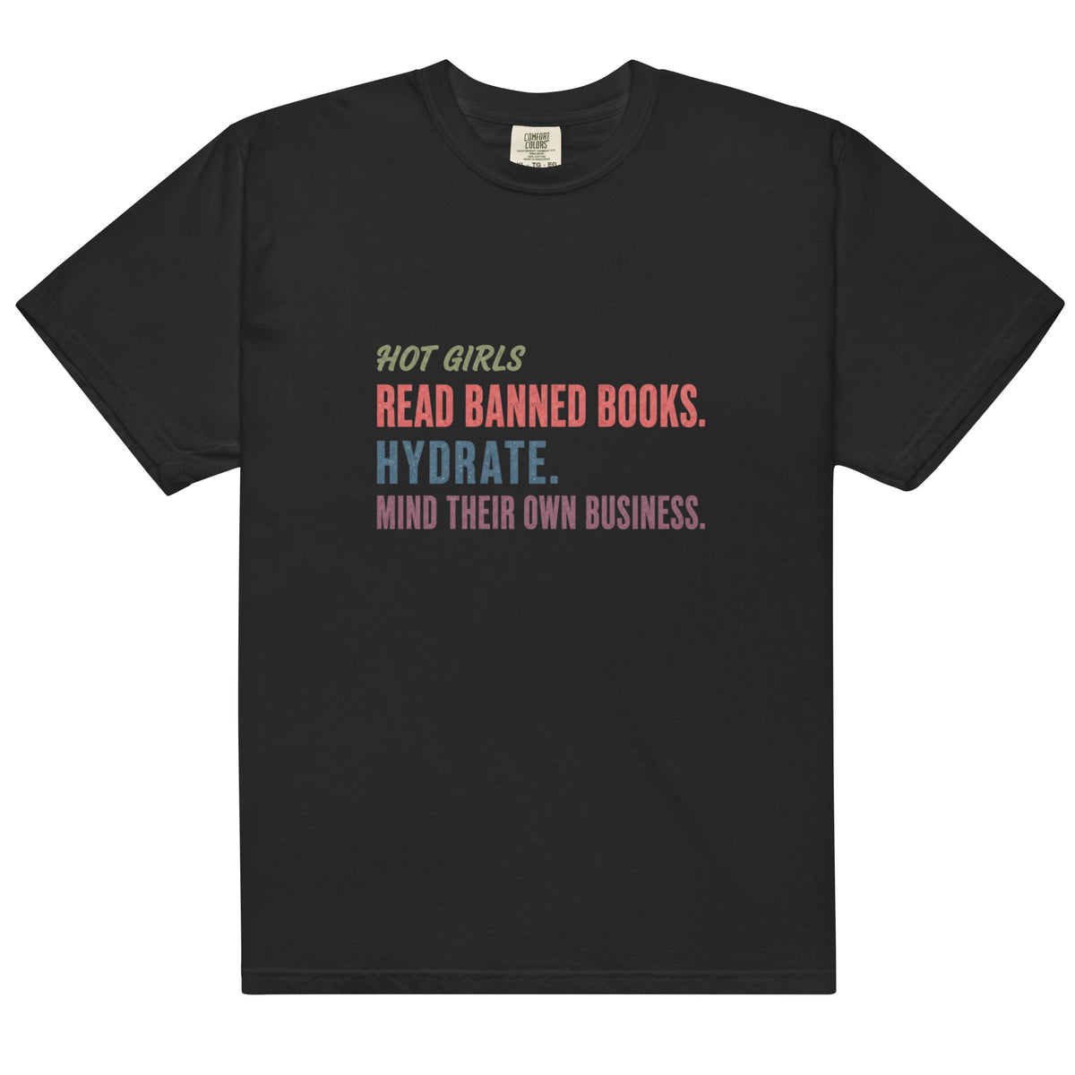 Hot Girls Read Banned Books Graphic Tee - T-SHIRT - TheSpinedLife