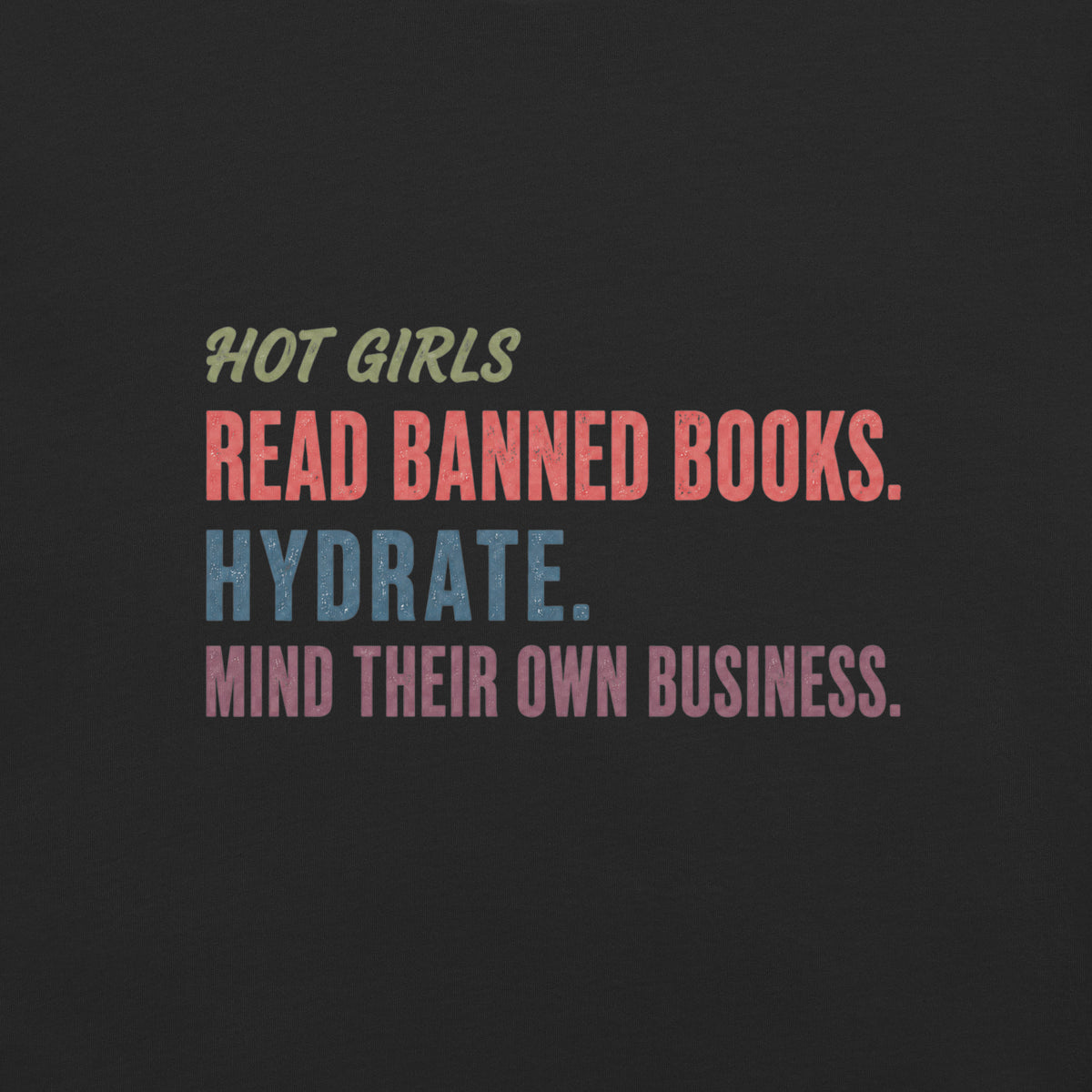 Hot Girls Read Banned Books Graphic Tee - T-SHIRT - TheSpinedLife