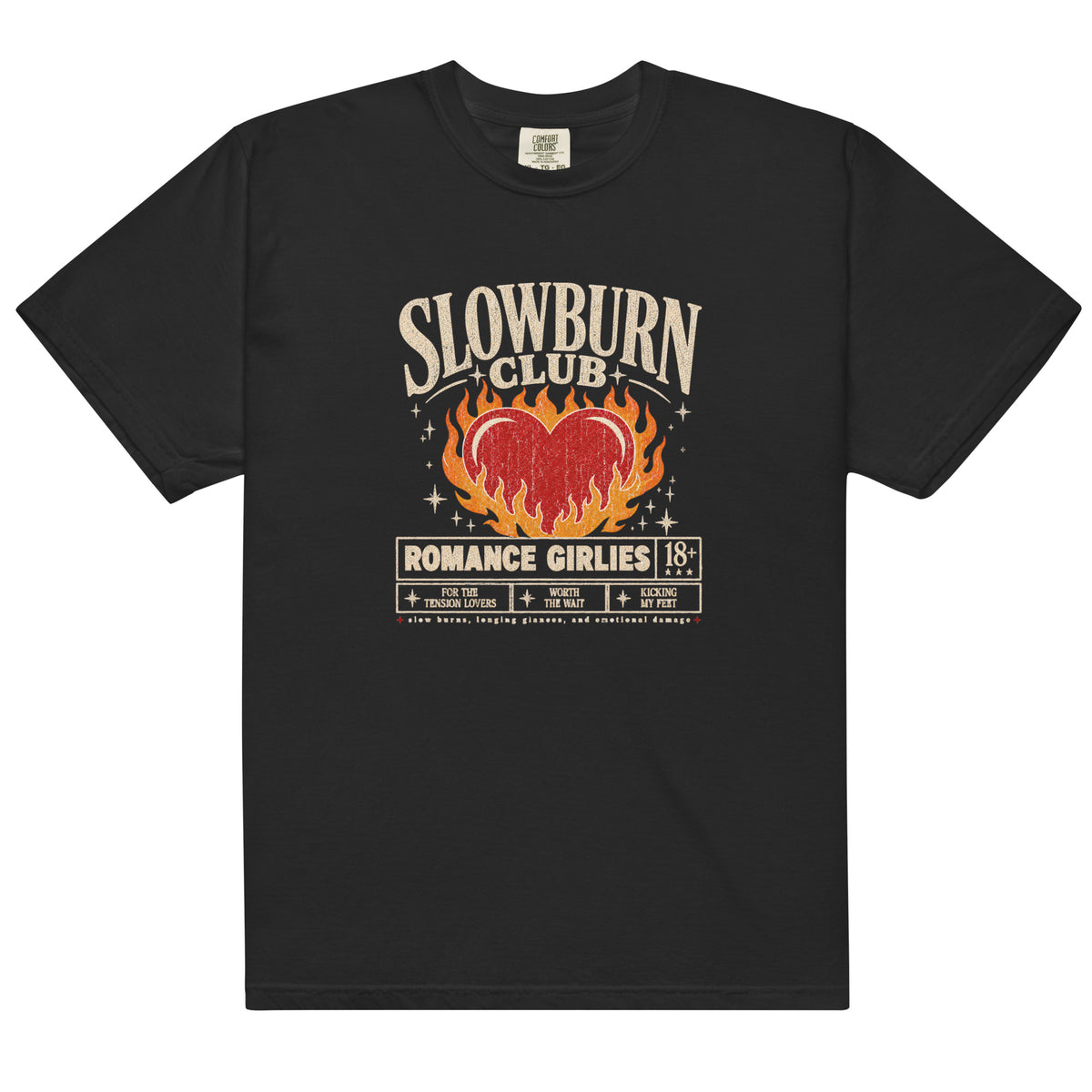 Slowburn Club Tee - T-SHIRT - TheSpinedLife