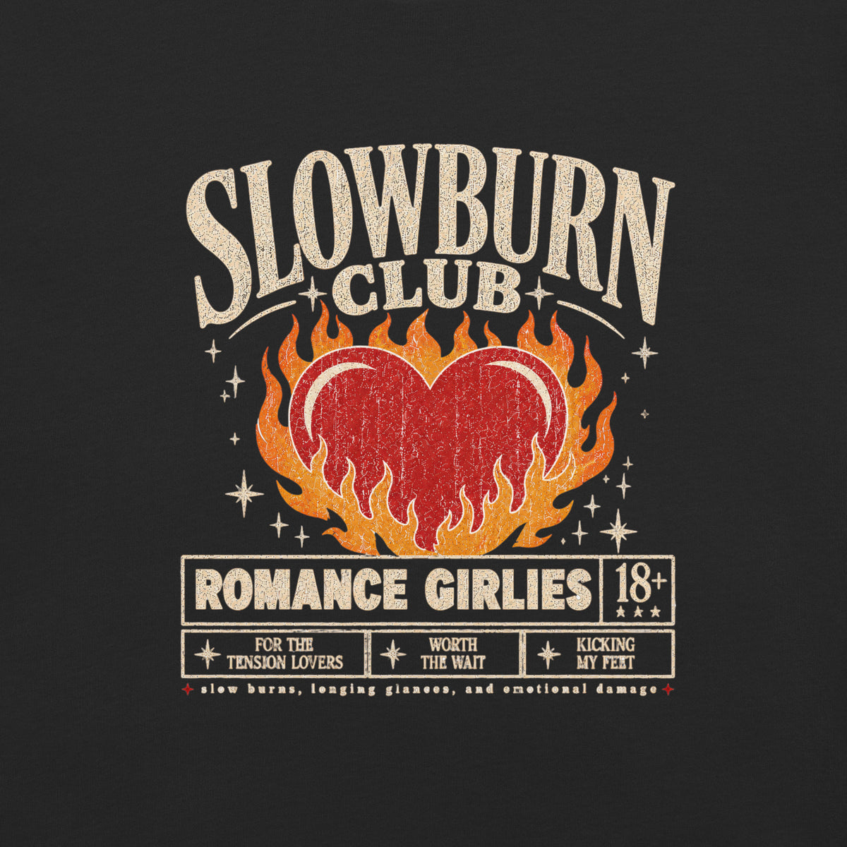 Slowburn Club Tee - T-SHIRT - TheSpinedLife