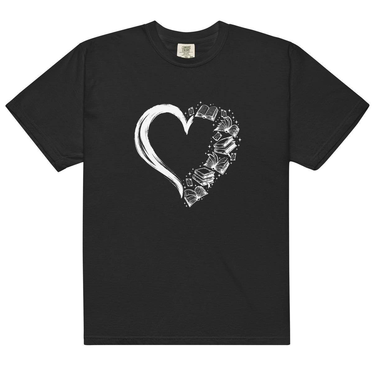 My Heart Is Made of Books Tee - T-SHIRT - TheSpinedLife