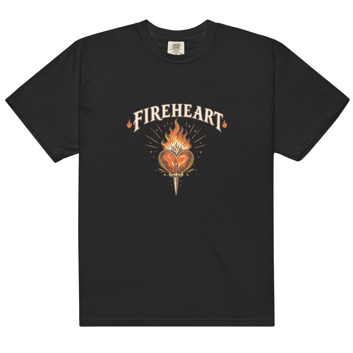 Fireheart Bookish Graphic Tee - T-SHIRT - TheSpinedLife