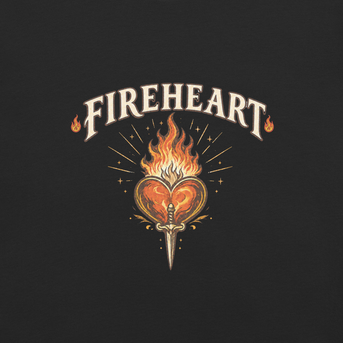 Fireheart Bookish Graphic Tee - T-SHIRT - TheSpinedLife