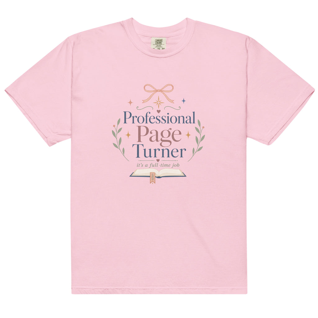 Professional Page Turner Graphic Tee - T - SHIRT - TheSpinedLife