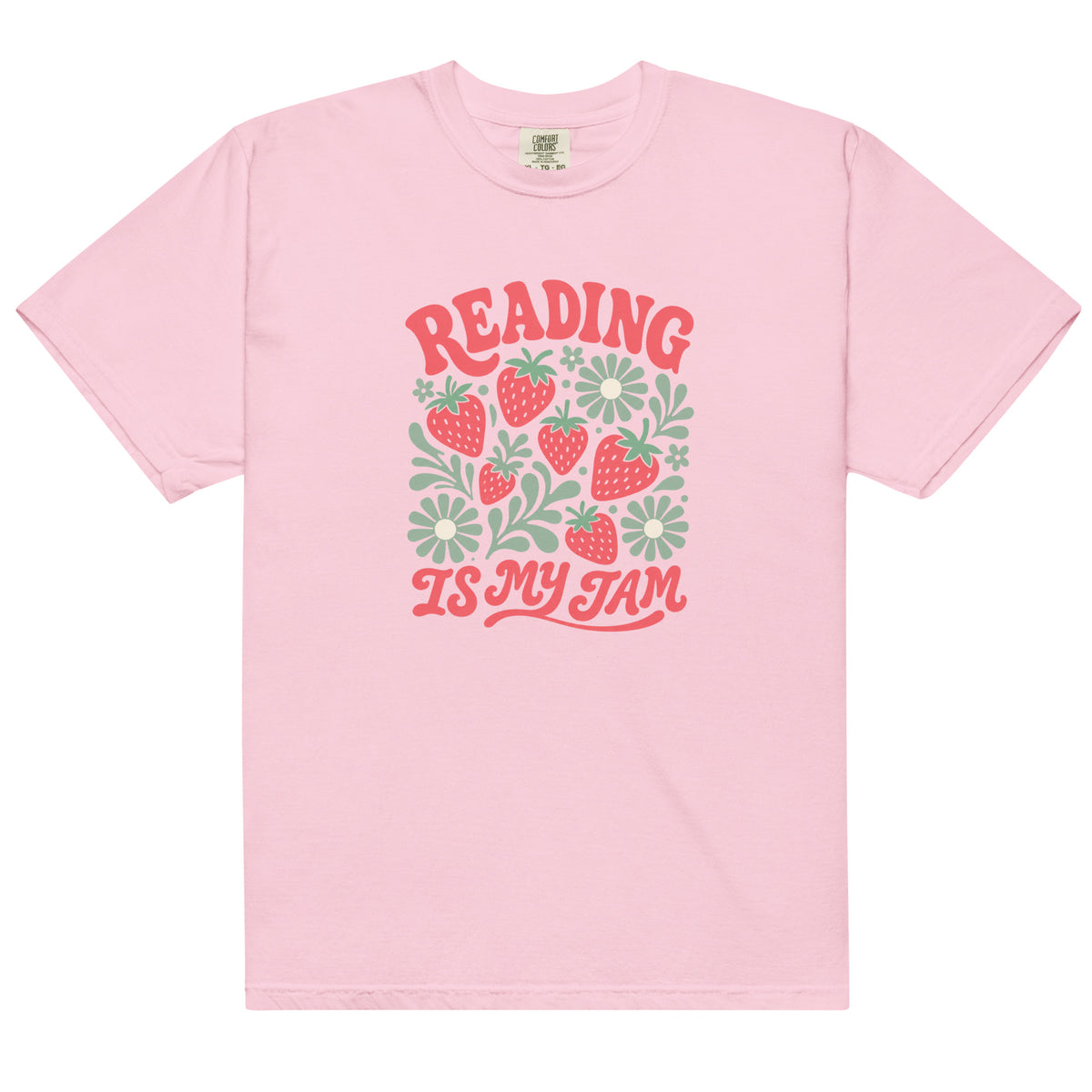 Reading Is My Jam Graphic Tee - T-SHIRT - TheSpinedLife