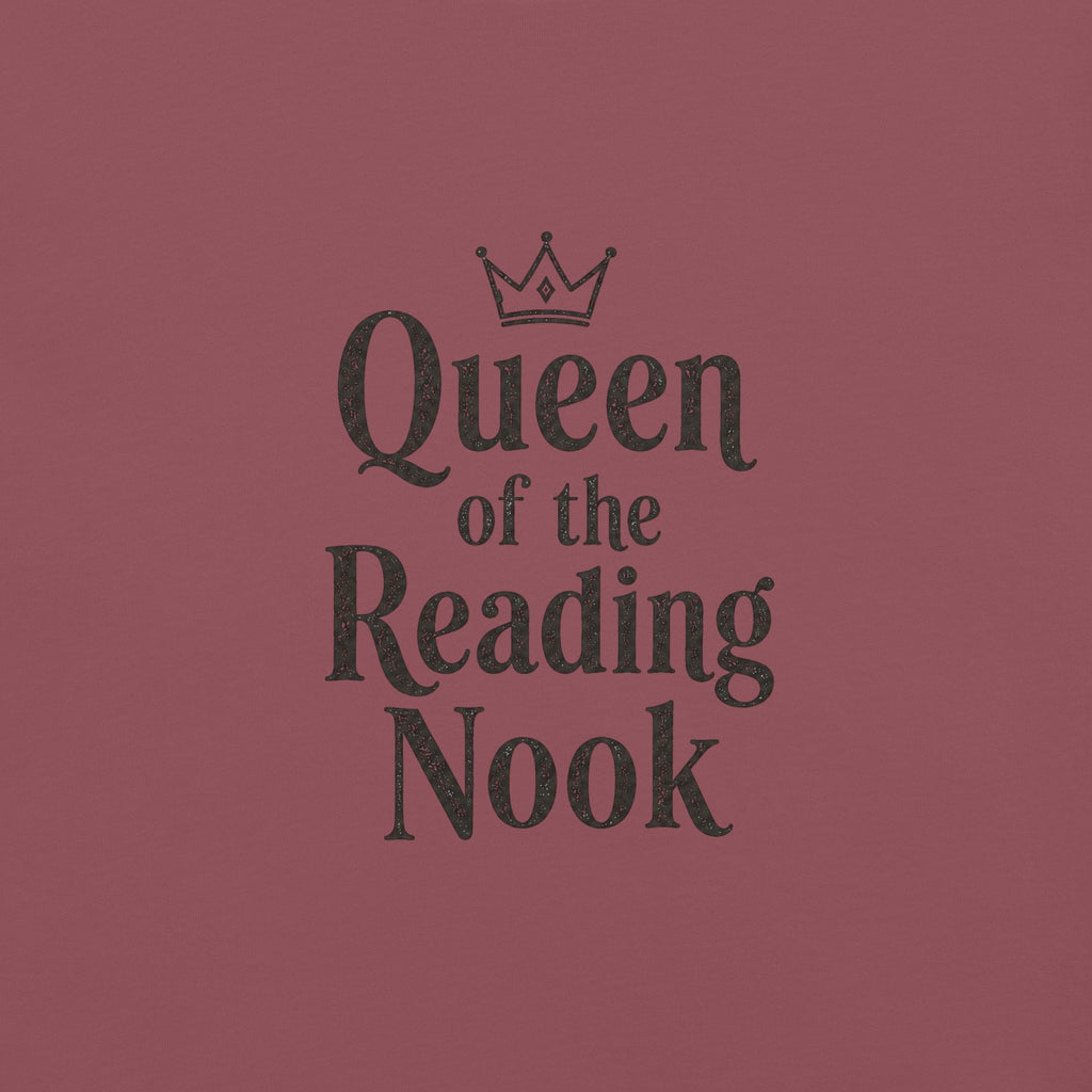 Queen of the Reading Nook Graphic Tee - T - SHIRT - TheSpinedLife
