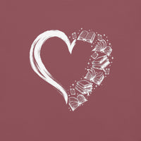 My Heart Is Made of Books Tee - T-SHIRT - TheSpinedLife