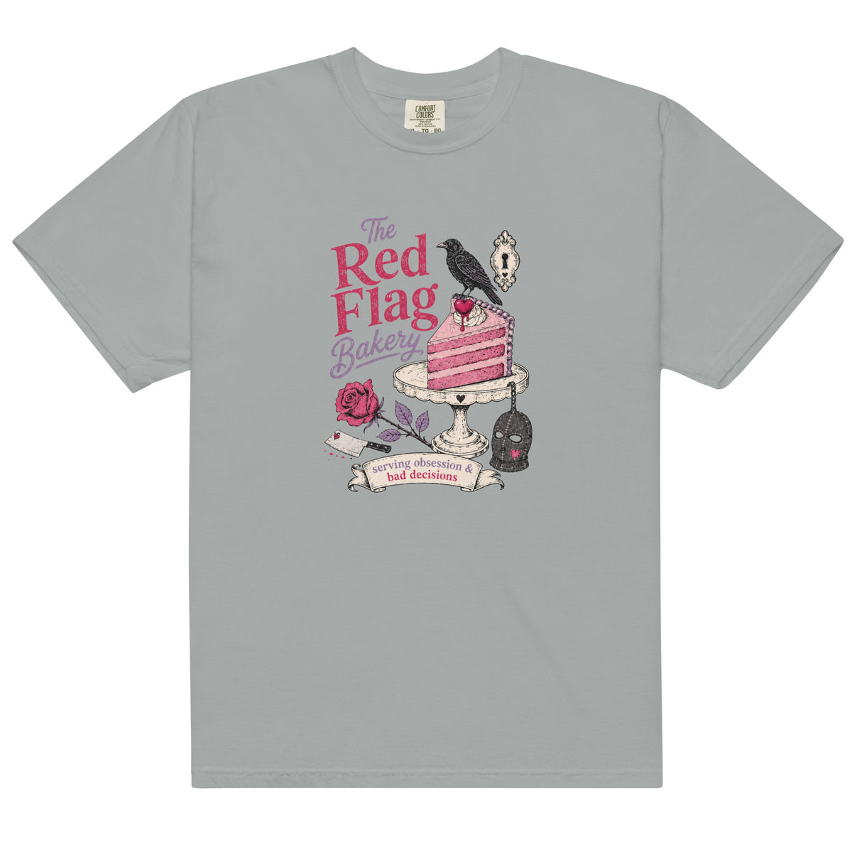 The Red Flag Bakery Graphic Tee - T - SHIRT - TheSpinedLife