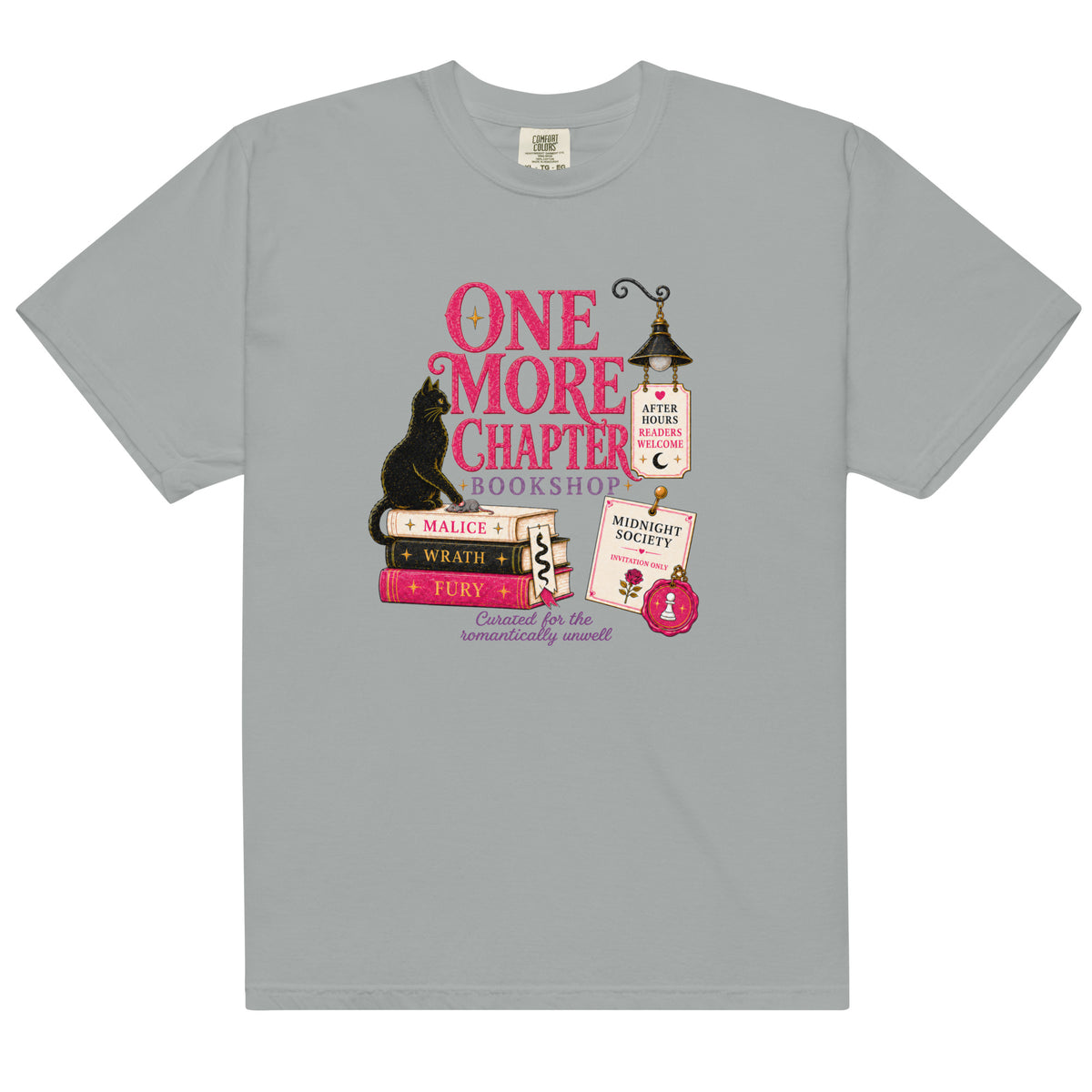 One More Chapter Bookshop Graphic Tee - T - SHIRT - TheSpinedLife