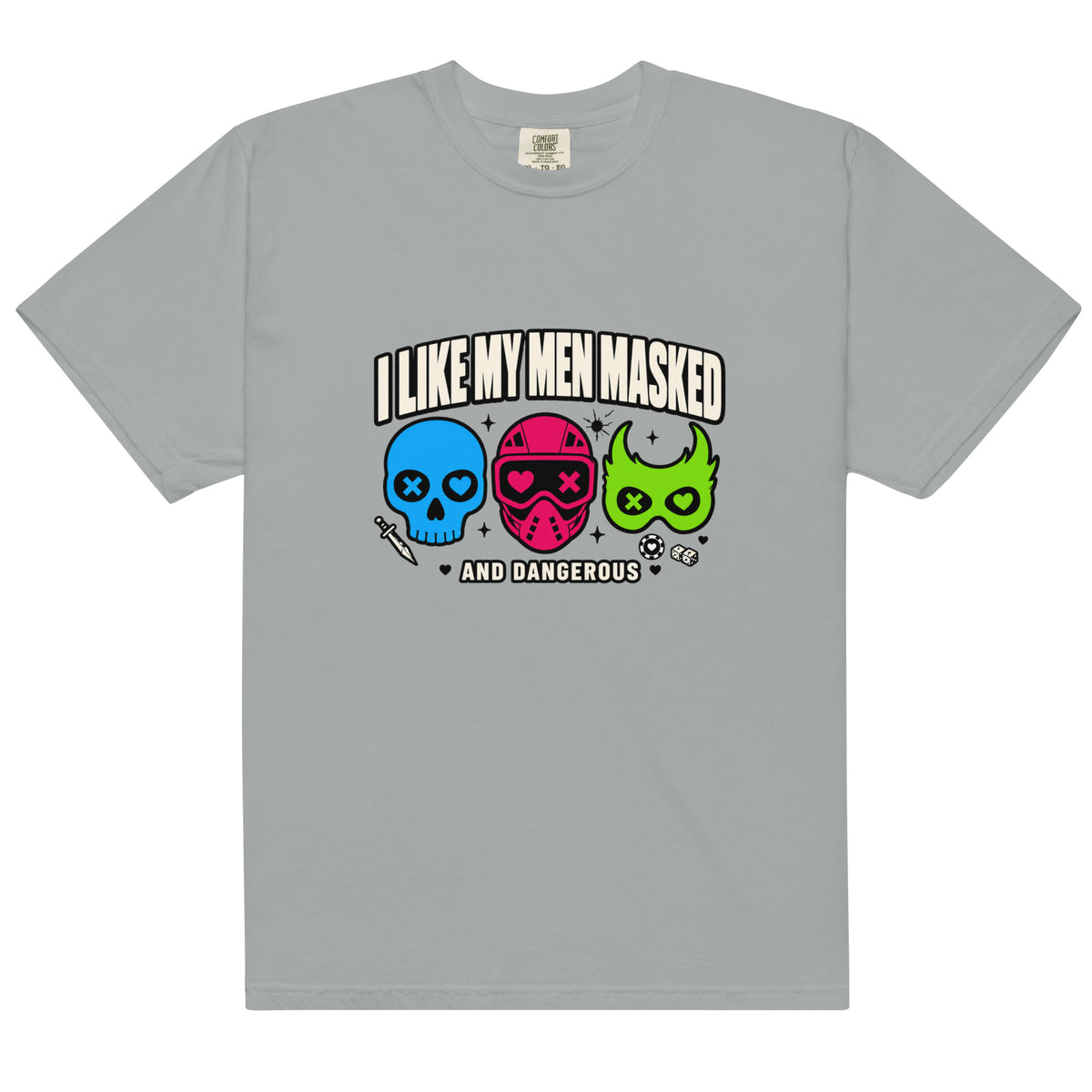 Masked Men Graphic Tee - T - SHIRT - TheSpinedLife