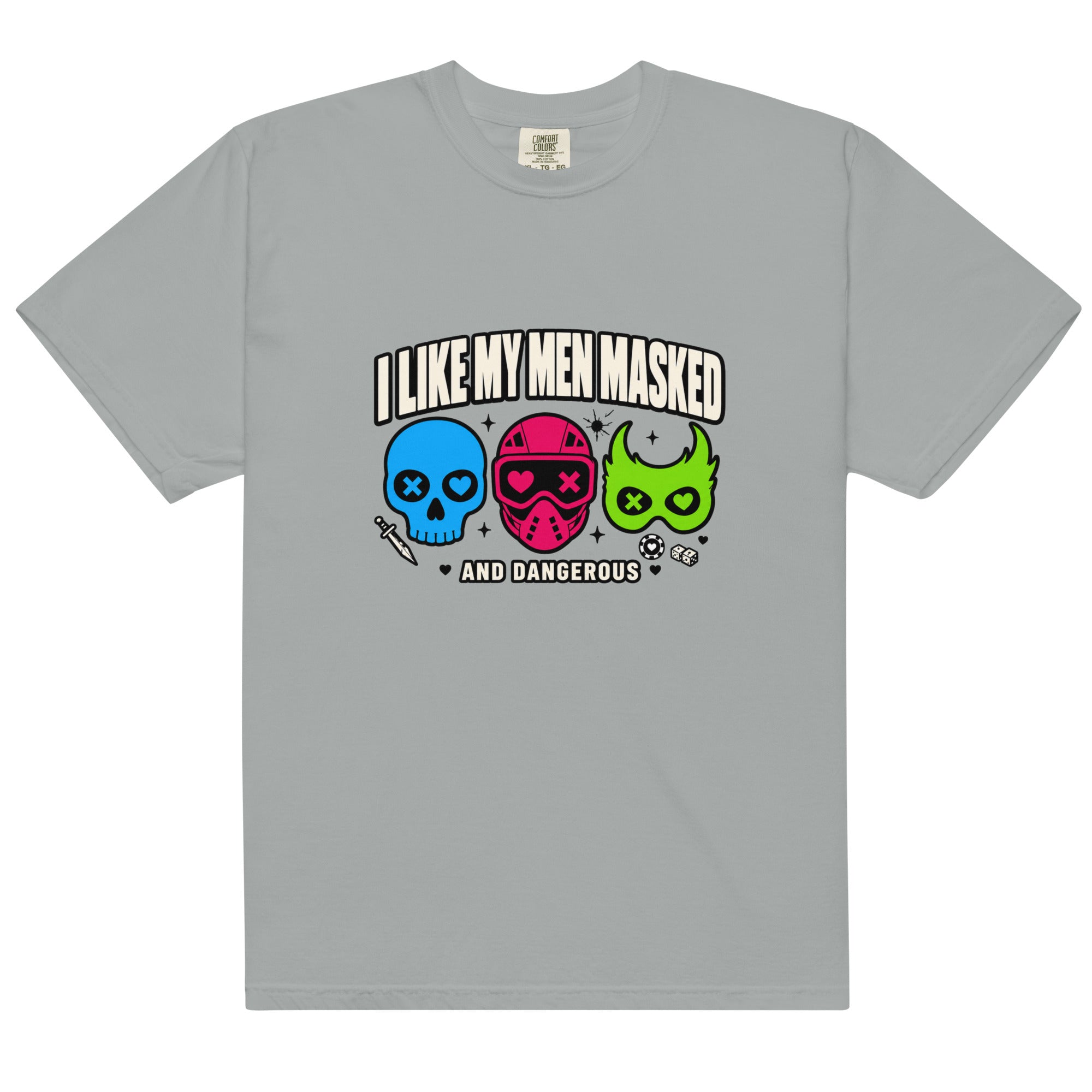Masked Men Graphic Tee - T - SHIRT - TheSpinedLife
