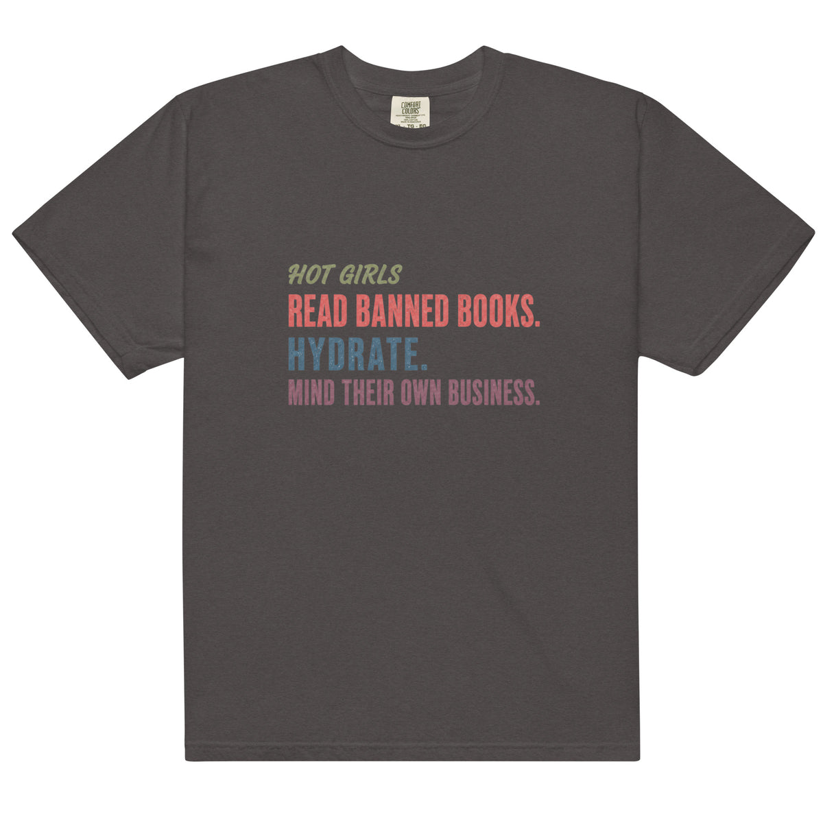 Hot Girls Read Banned Books Graphic Tee - T-SHIRT - TheSpinedLife