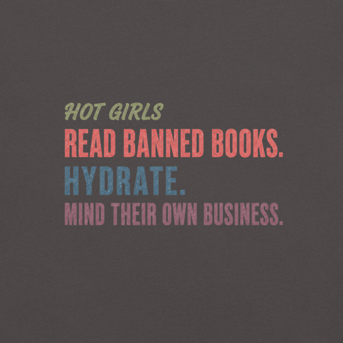 Hot Girls Read Banned Books Graphic Tee - T-SHIRT - TheSpinedLife