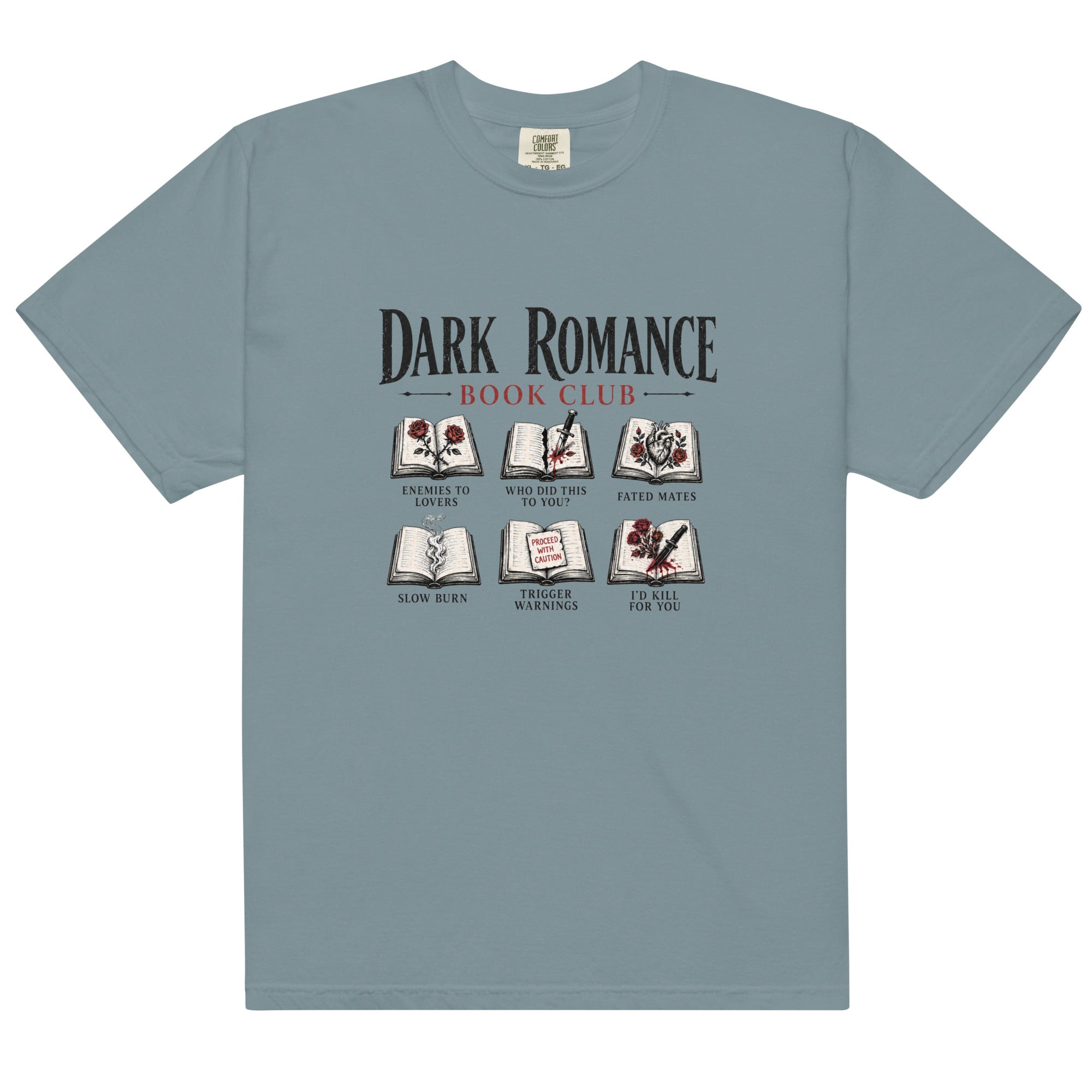 Dark Romance Book Club Graphic Tee - T - SHIRT - TheSpinedLife