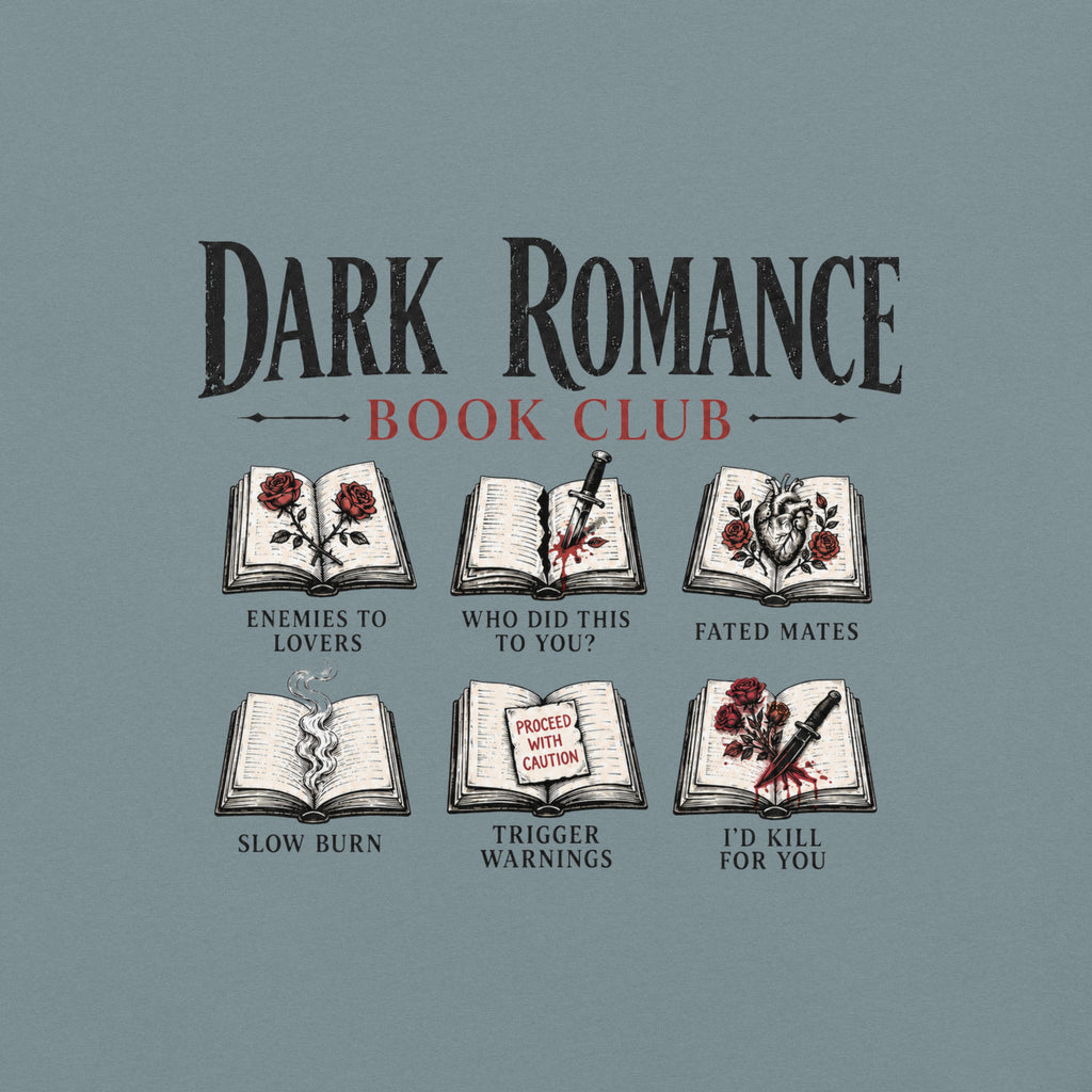 Dark Romance Book Club Graphic Tee - T - SHIRT - TheSpinedLife
