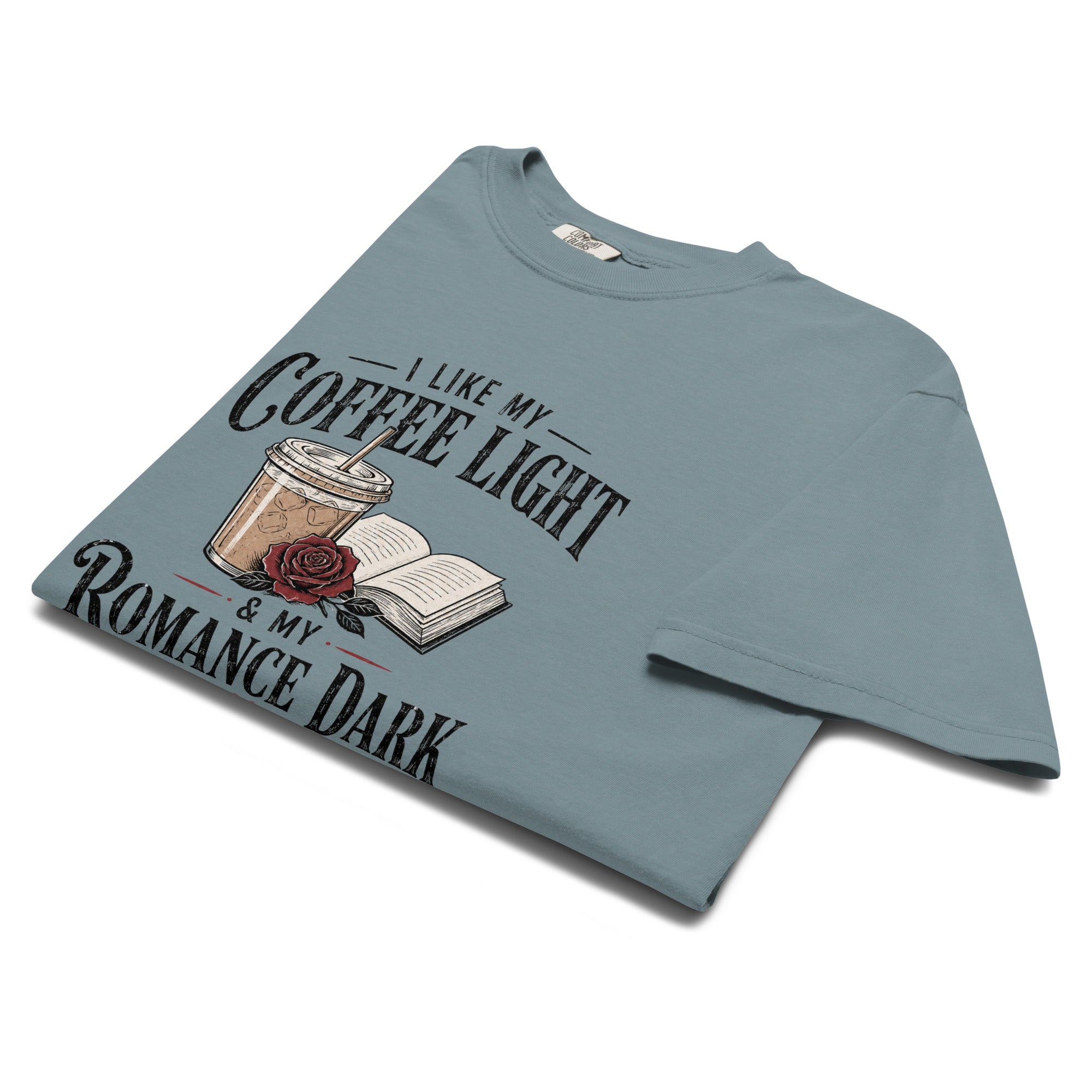 Coffee Light Romance Dark Graphic Tee - T - SHIRT - TheSpinedLife