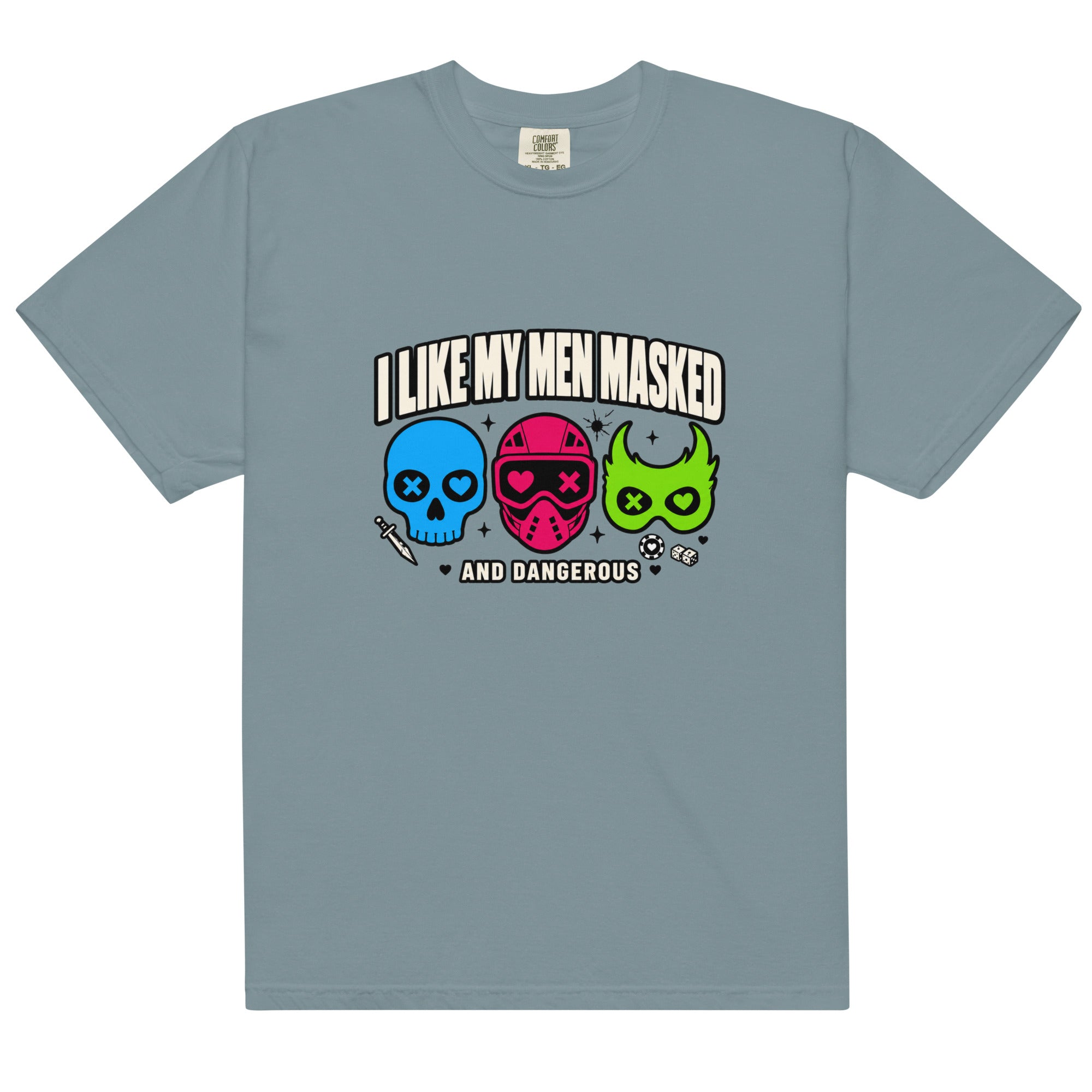 Masked Men Graphic Tee - T - SHIRT - TheSpinedLife