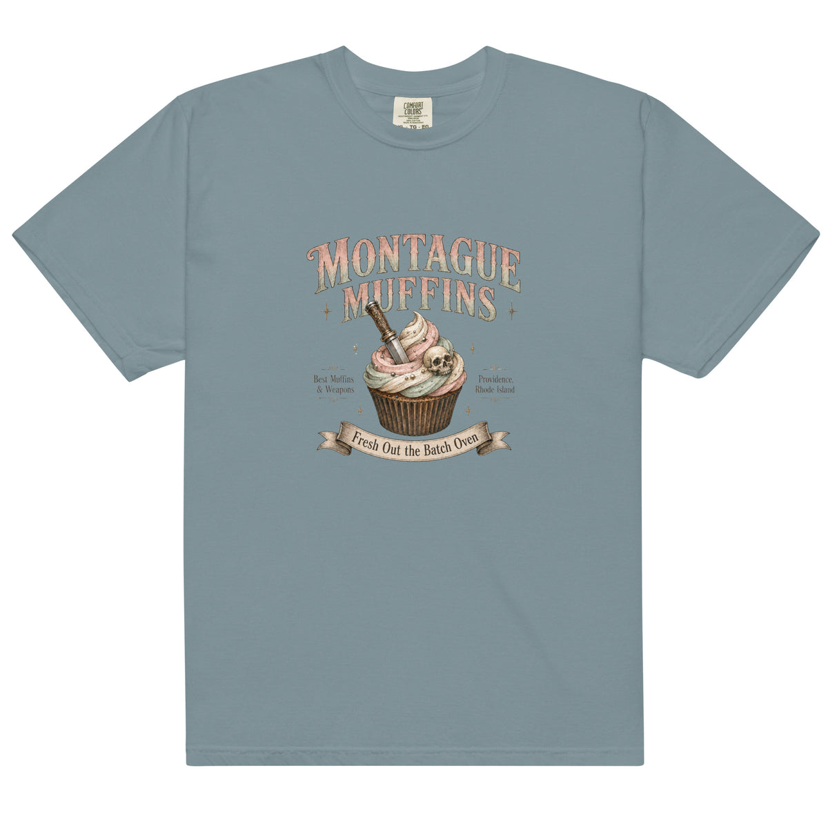 Montague Muffins Leather & Lark Tee - T - SHIRT - TheSpinedLife