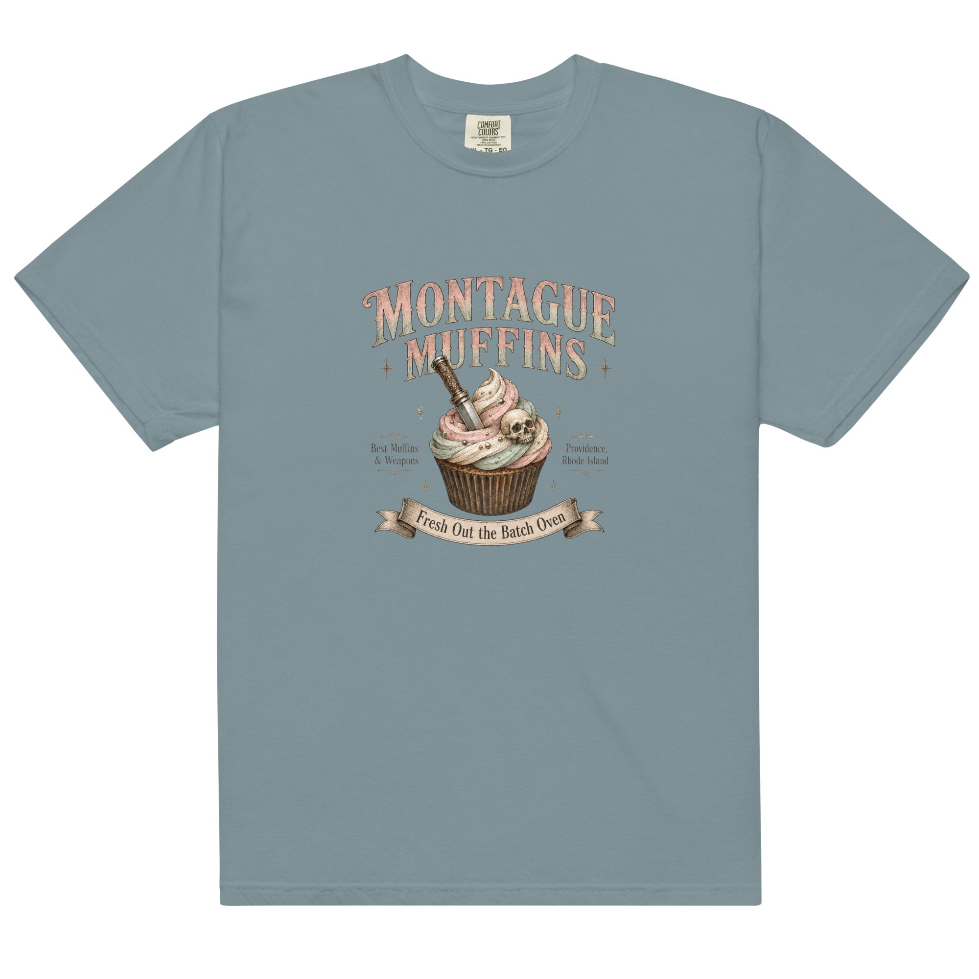 Montague Muffins Leather & Lark Tee - T - SHIRT - TheSpinedLife