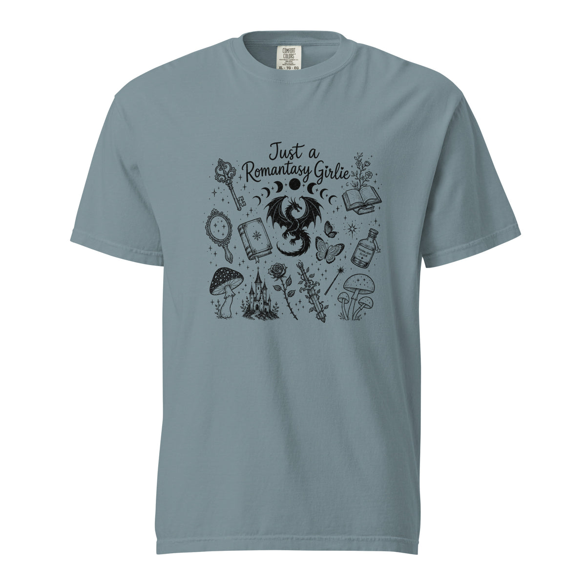 Romantasy Girlie Graphic Tee - T-SHIRT - TheSpinedLife