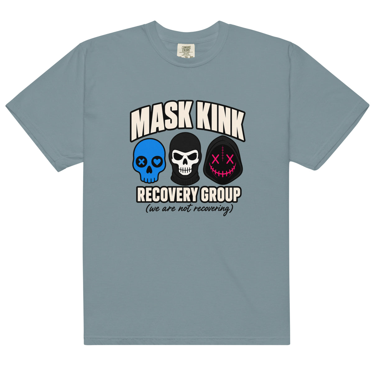 Mask Kink Recovery Group Graphic Tee - T-SHIRT - TheSpinedLife