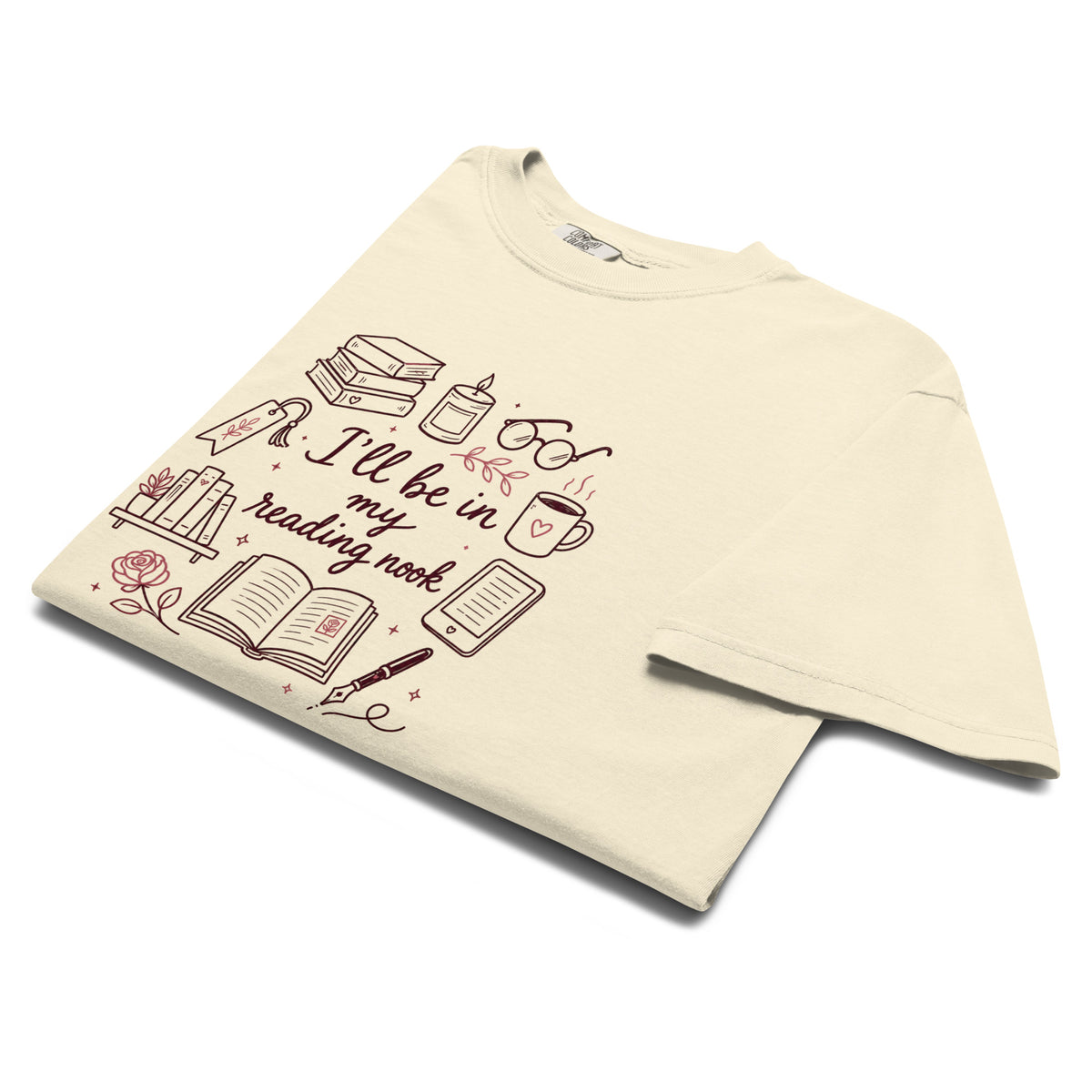 I'll Be In My Reading Nook | Bookish Graphic Tee - T - SHIRT - TheSpinedLife