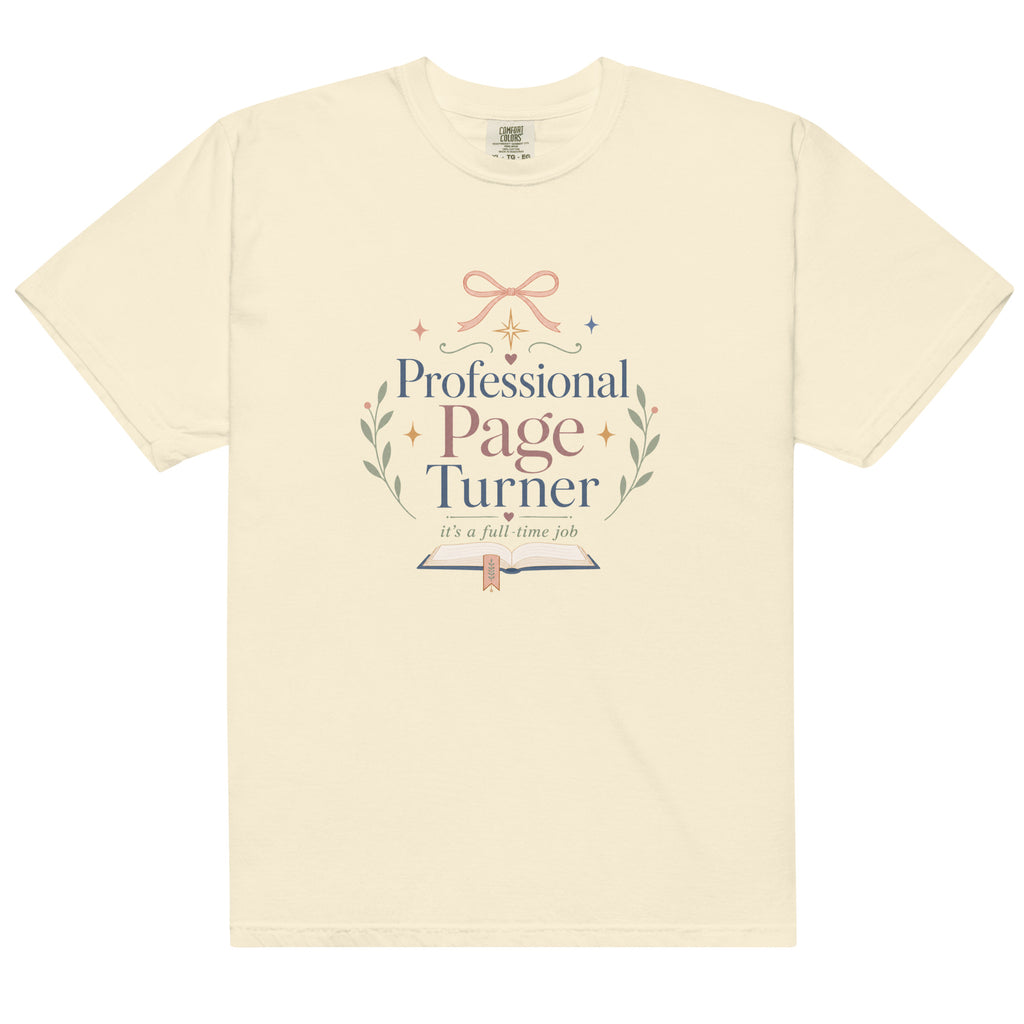 Professional Page Turner Graphic Tee - T - SHIRT - TheSpinedLife