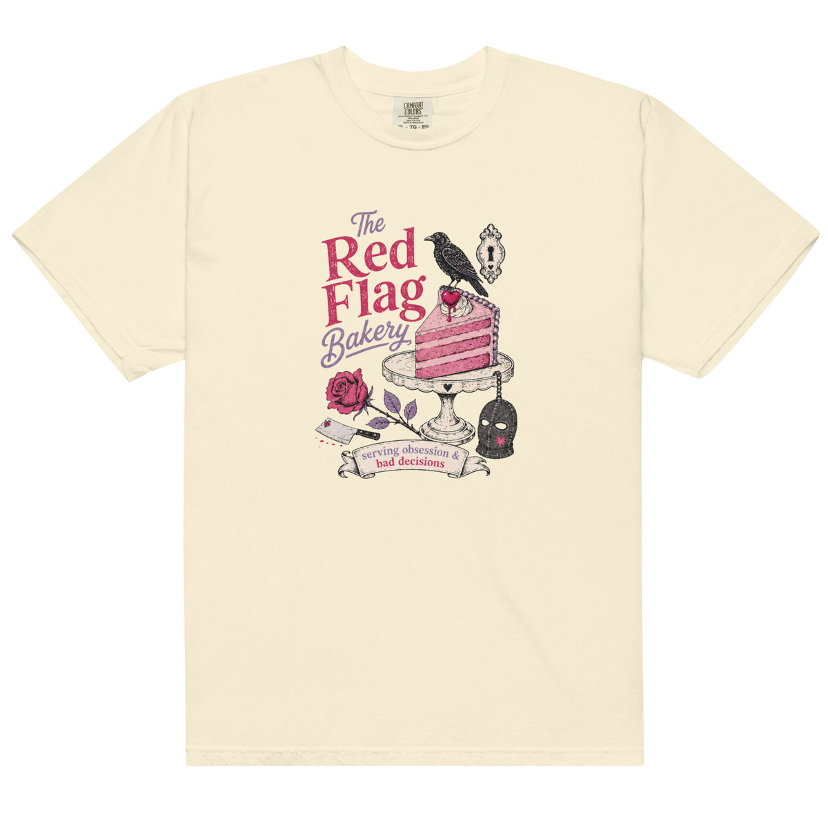 The Red Flag Bakery Graphic Tee - T - SHIRT - TheSpinedLife