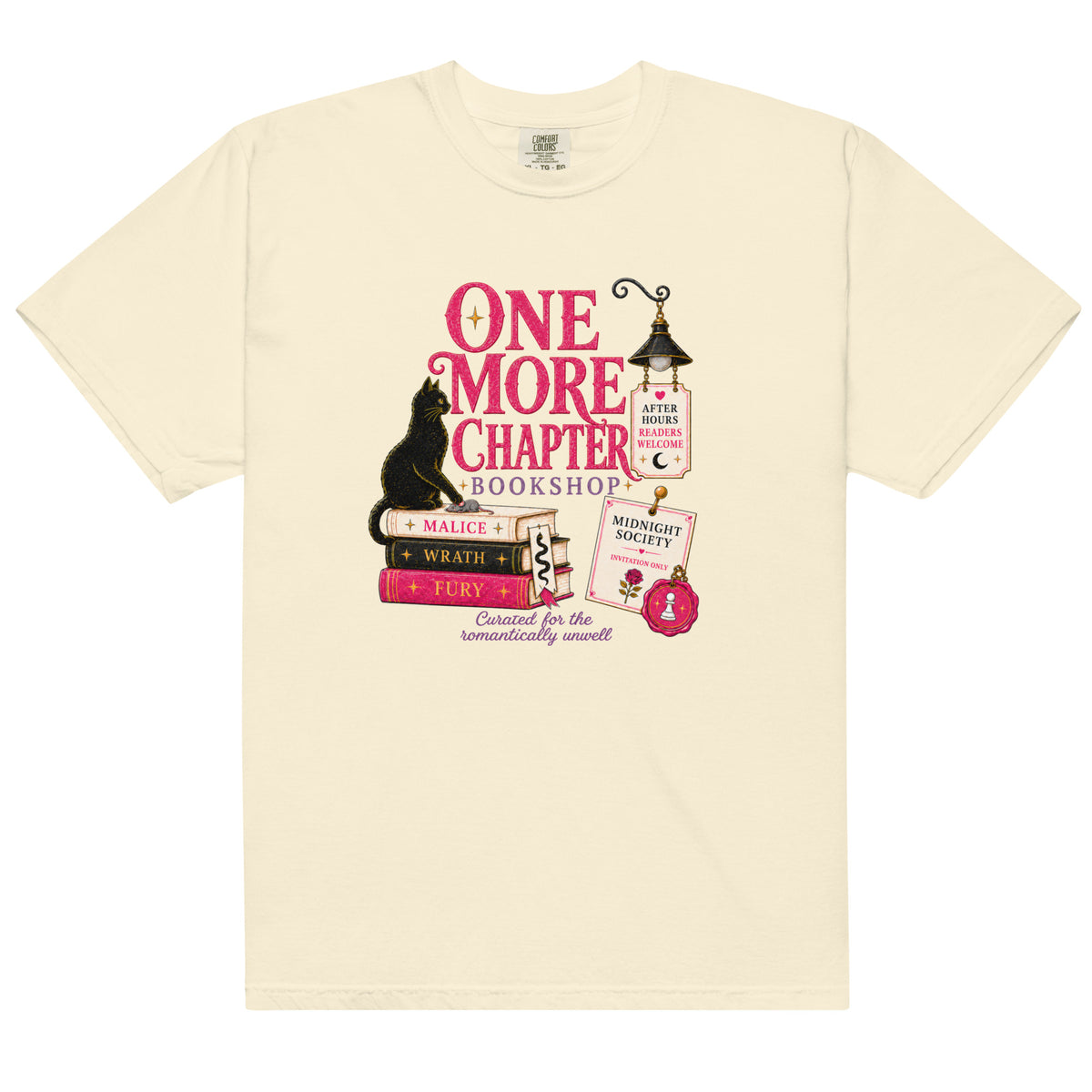 One More Chapter Bookshop Graphic Tee - T - SHIRT - TheSpinedLife