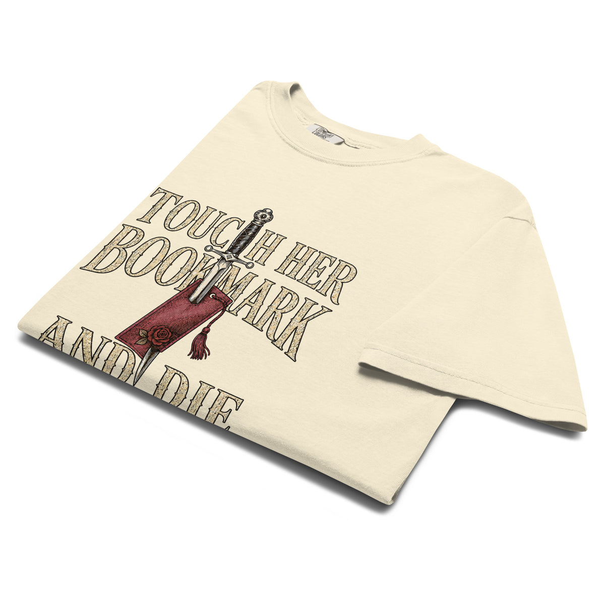 Touch Her Bookmark and Die Graphic Tee - T - SHIRT - TheSpinedLife