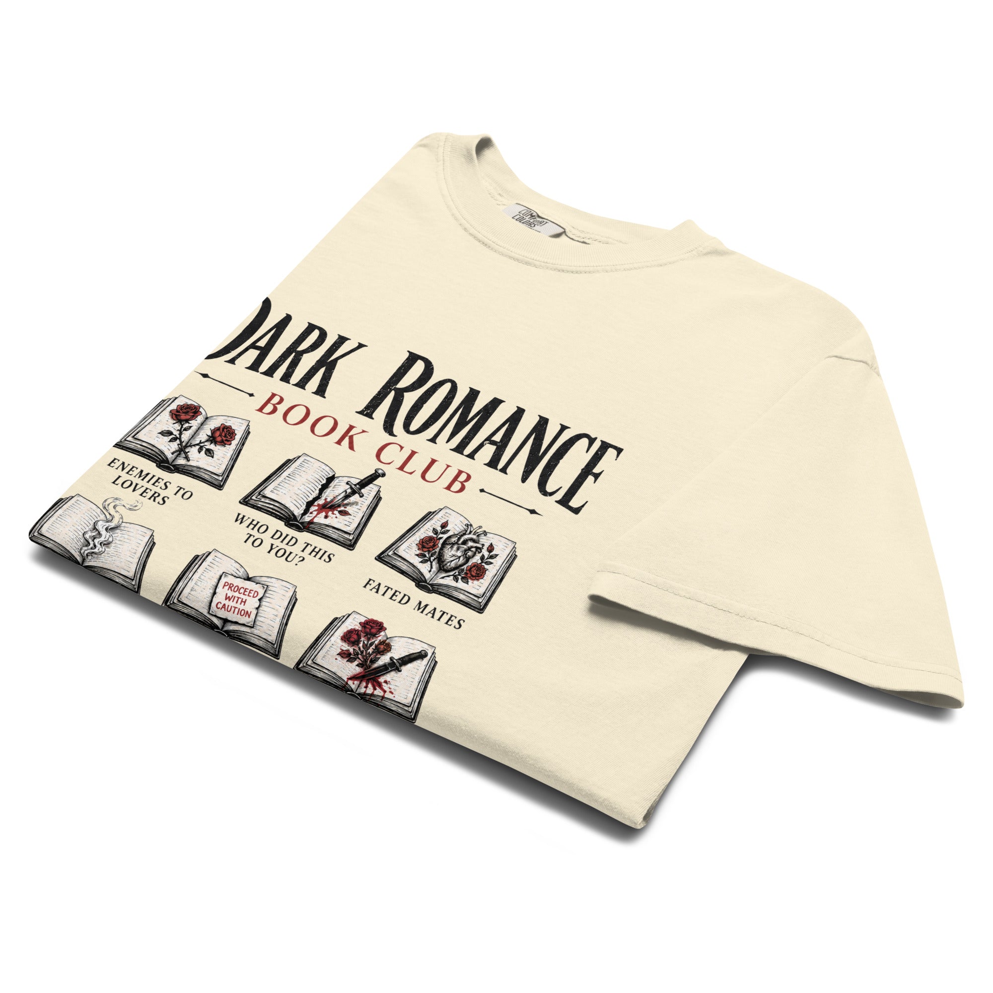 Dark Romance Book Club Graphic Tee - T - SHIRT - TheSpinedLife