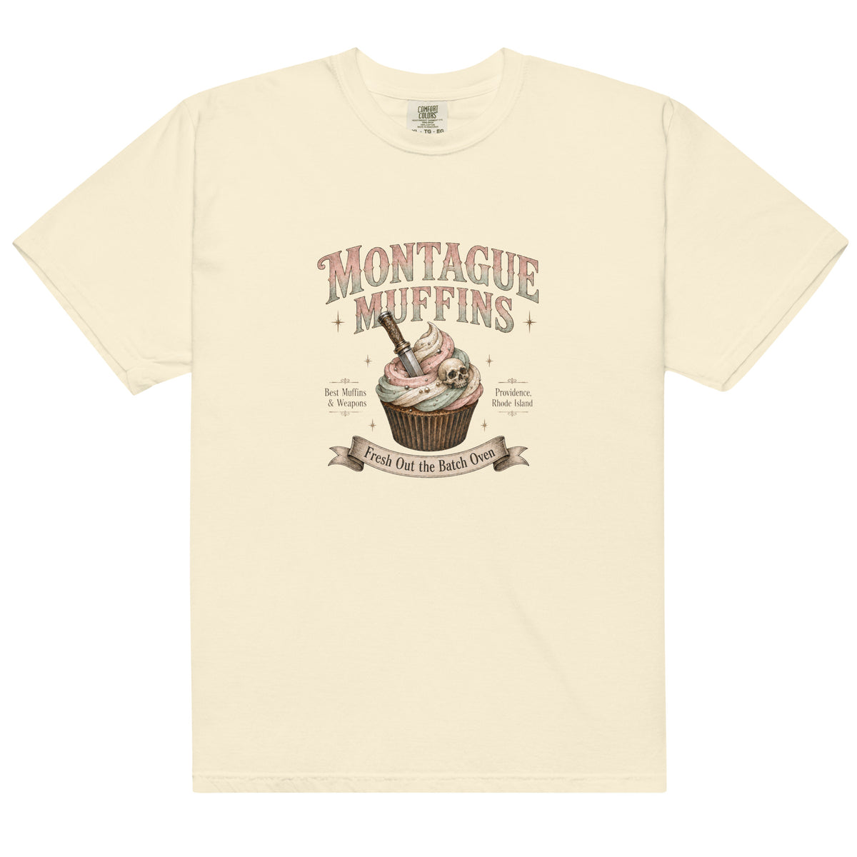 Montague Muffins Leather & Lark Tee - T - SHIRT - TheSpinedLife