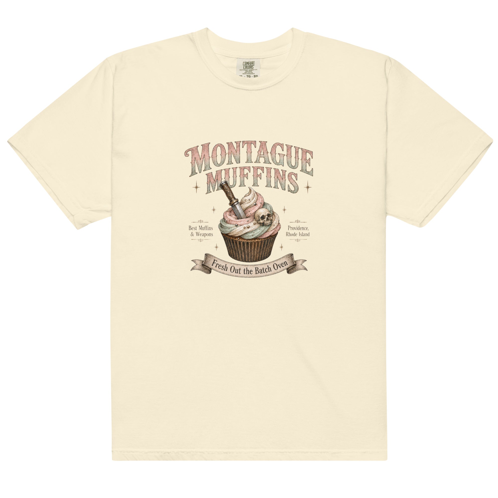 Montague Muffins Leather & Lark Tee - T - SHIRT - TheSpinedLife