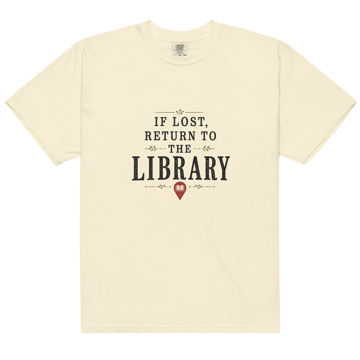 If Lost, Return to the Library Graphic Tee - T - SHIRT - TheSpinedLife