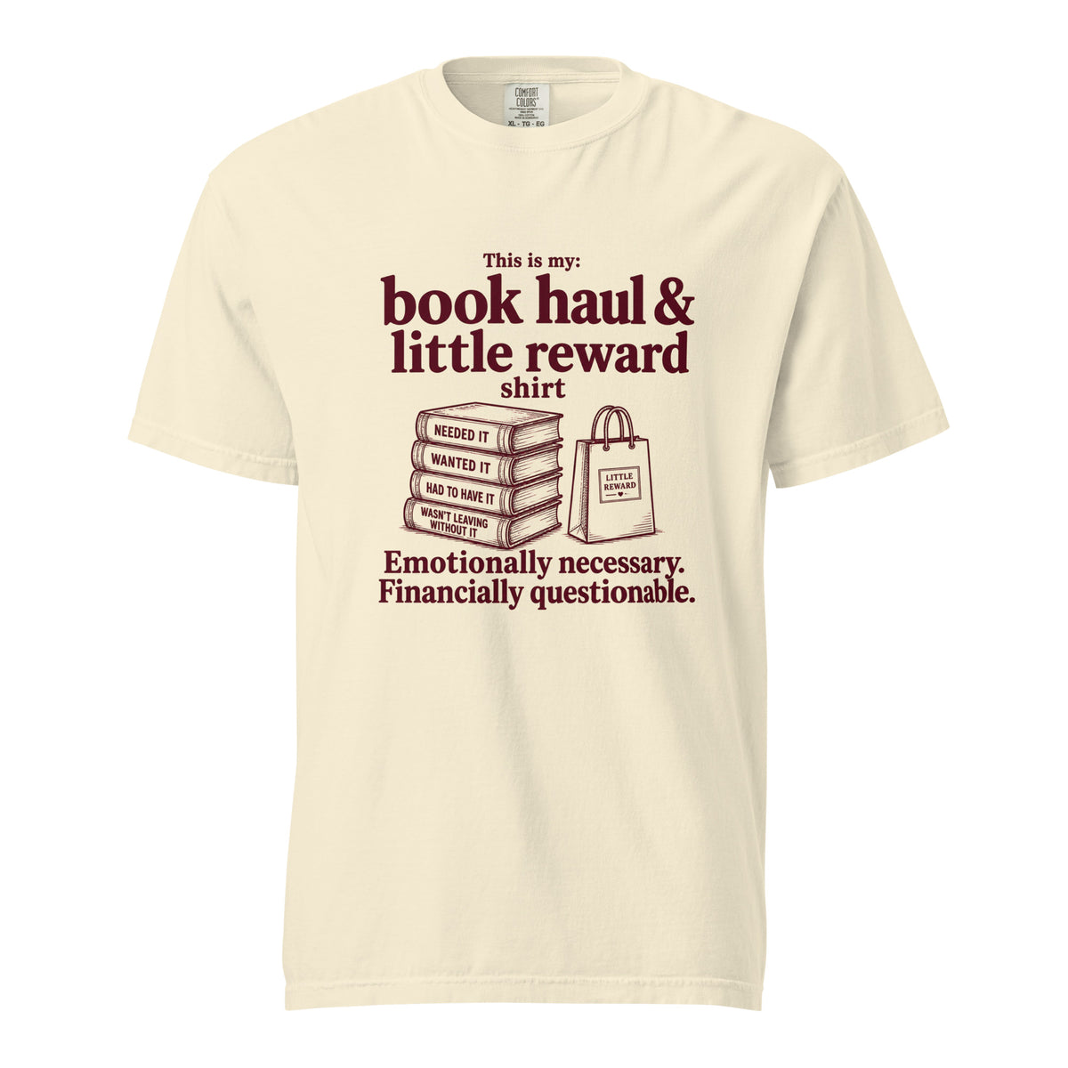 Book Haul & Little Reward Tee - T-SHIRT - TheSpinedLife